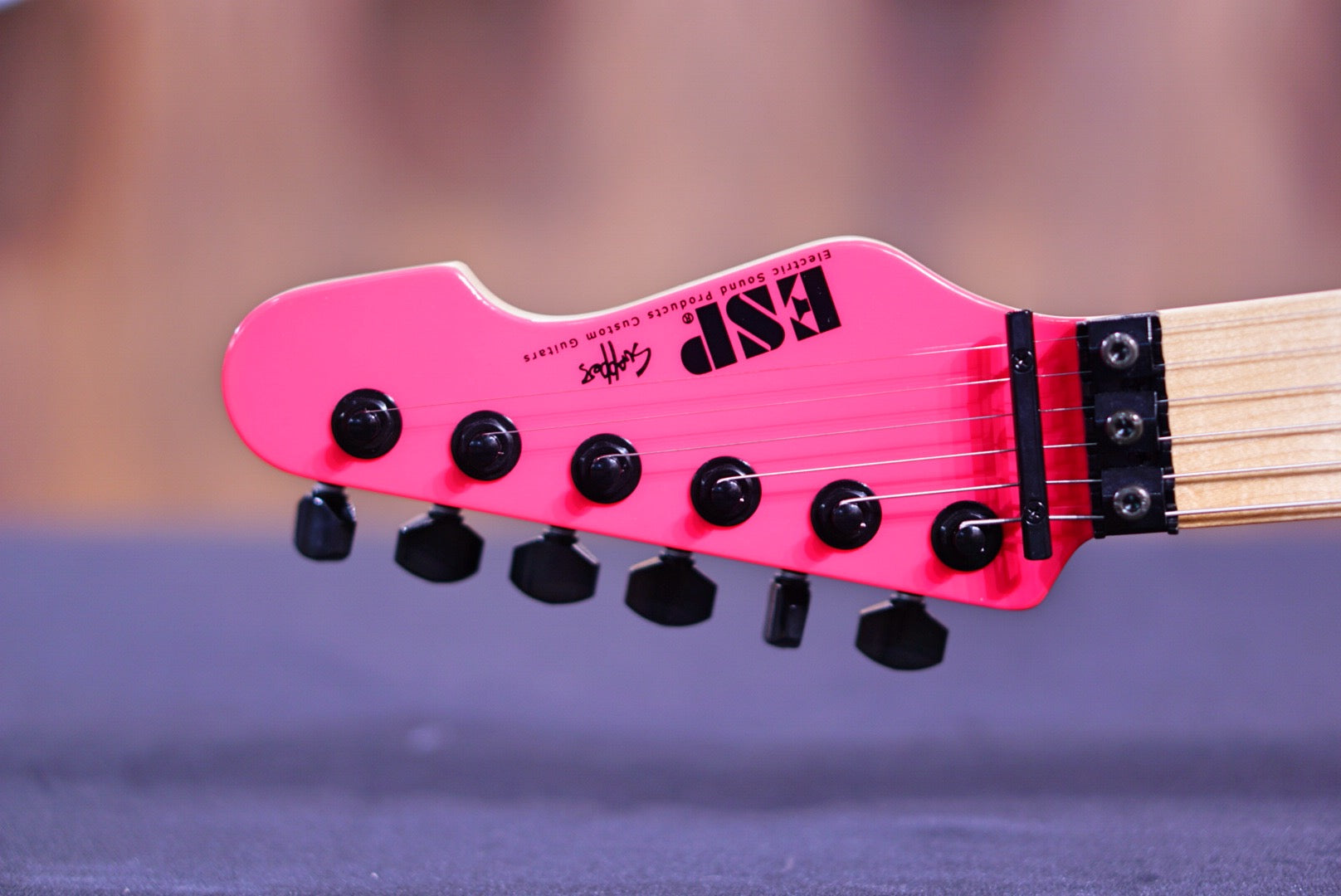 ESP Original SNAPPER FR Neon pink E0490212 - HIENDGUITAR esp GUITAR