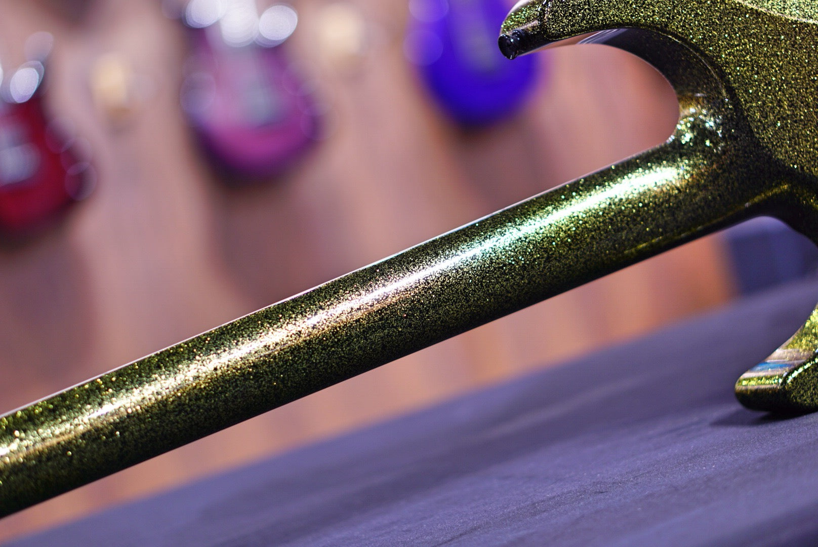 ESP Original M-II CTM Canary yellow Sparkle Granite E9141212 - HIENDGUITAR ESP GUITAR