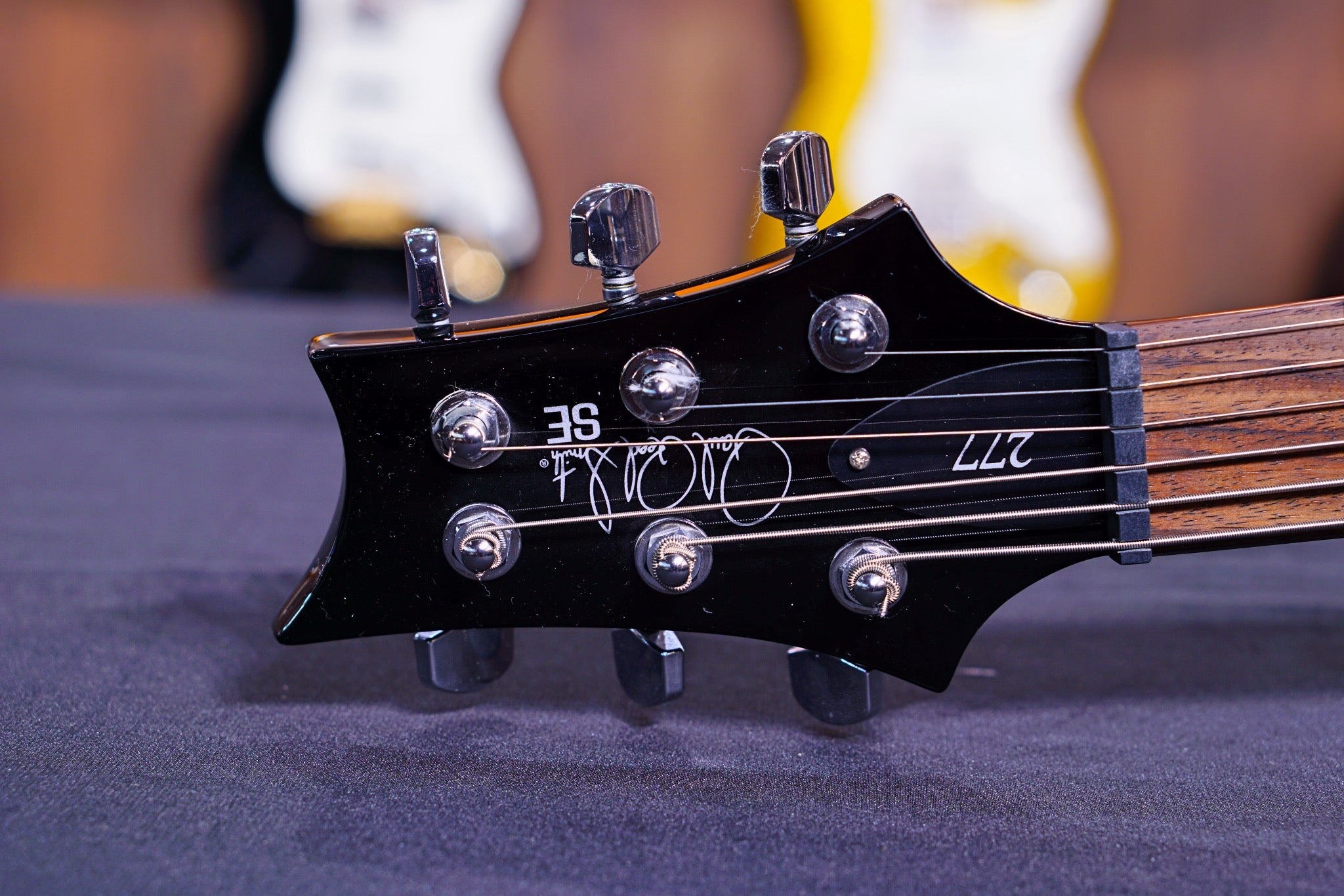 PRS SE 277 Baritone Electric Guitar - Fire red burst - HIENDGUITAR PRS SE GUITAR