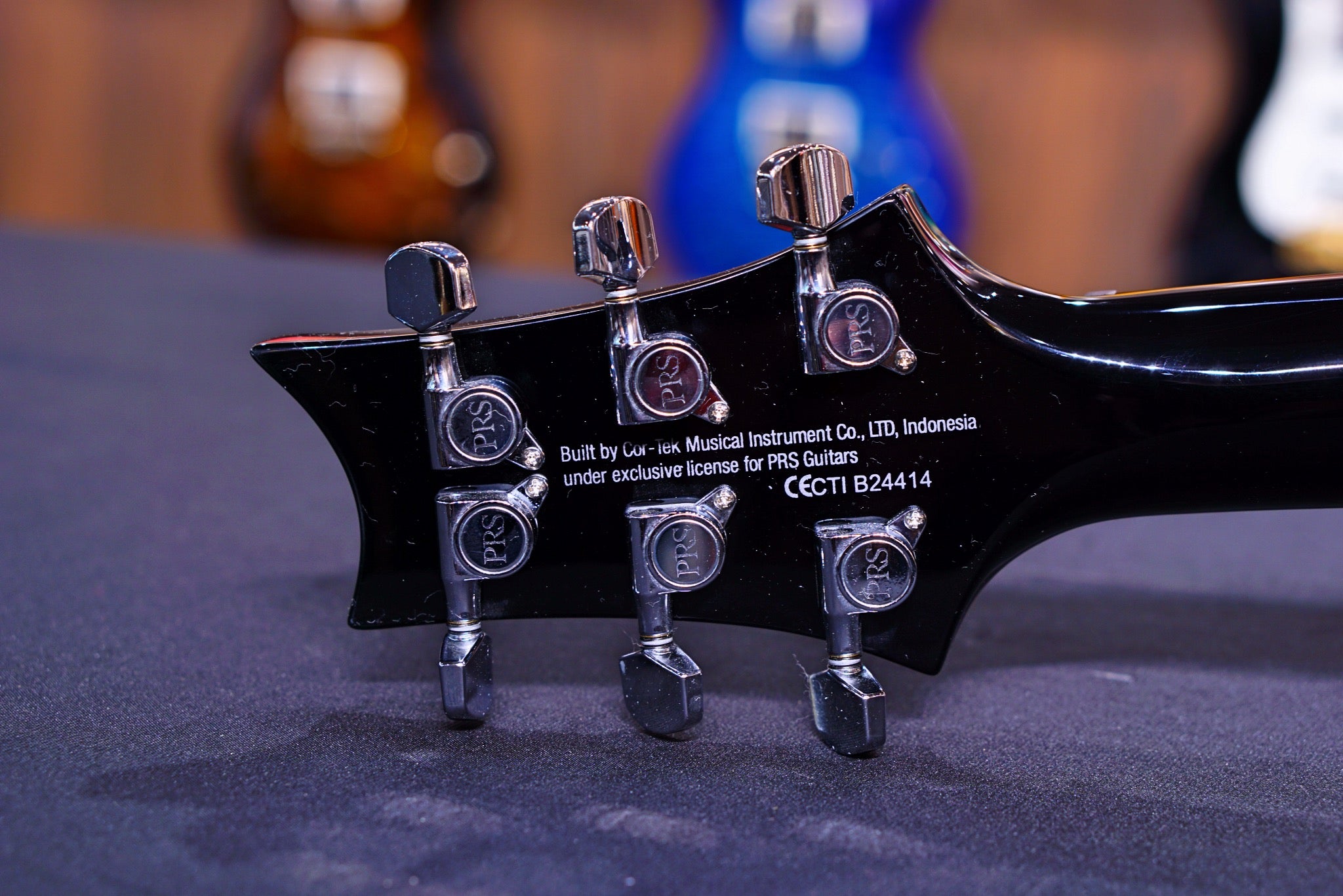 PRS SE 277 Baritone Electric Guitar - Fire red burst - HIENDGUITAR PRS SE GUITAR