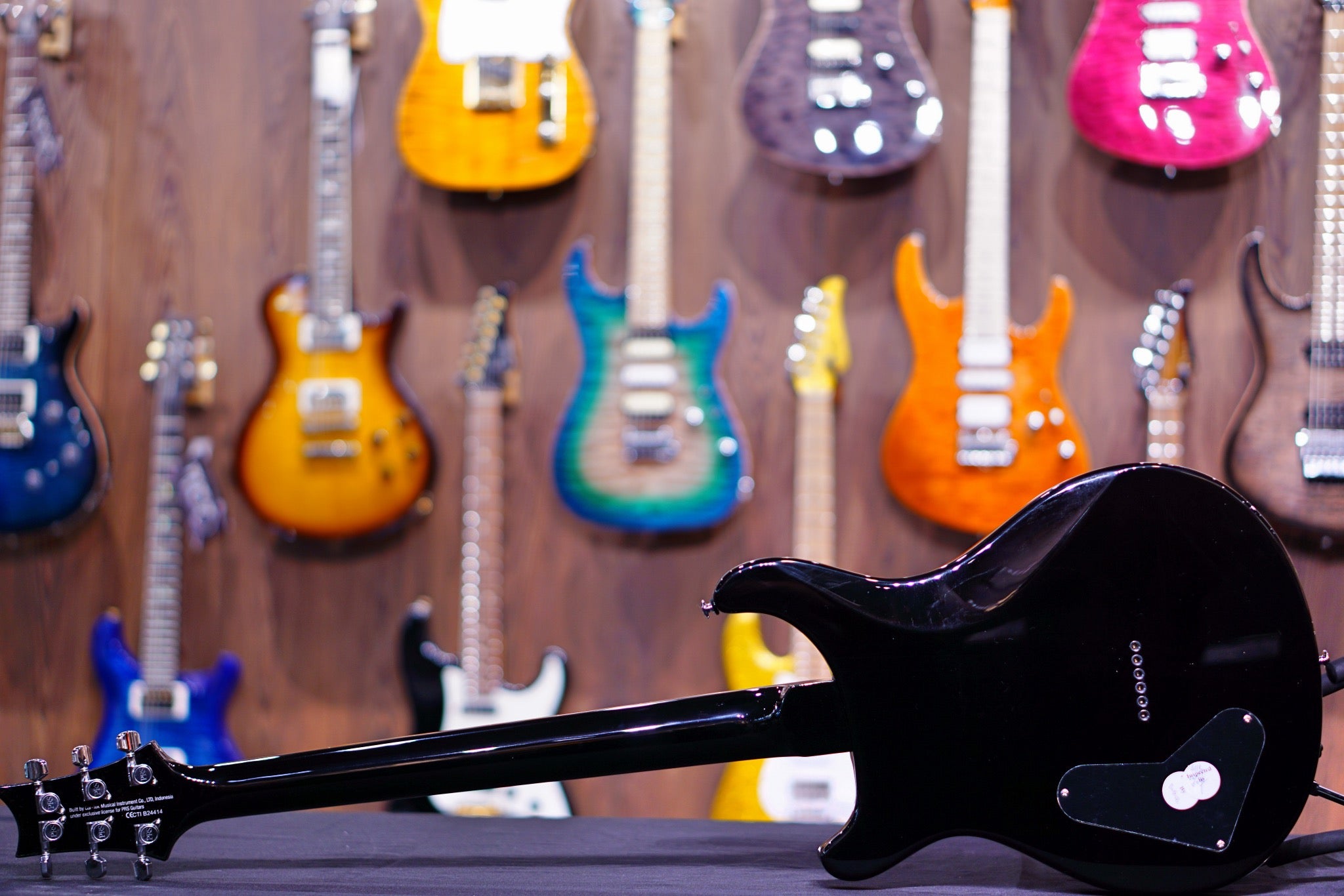 PRS SE 277 Baritone Electric Guitar - Fire red burst - HIENDGUITAR PRS SE GUITAR