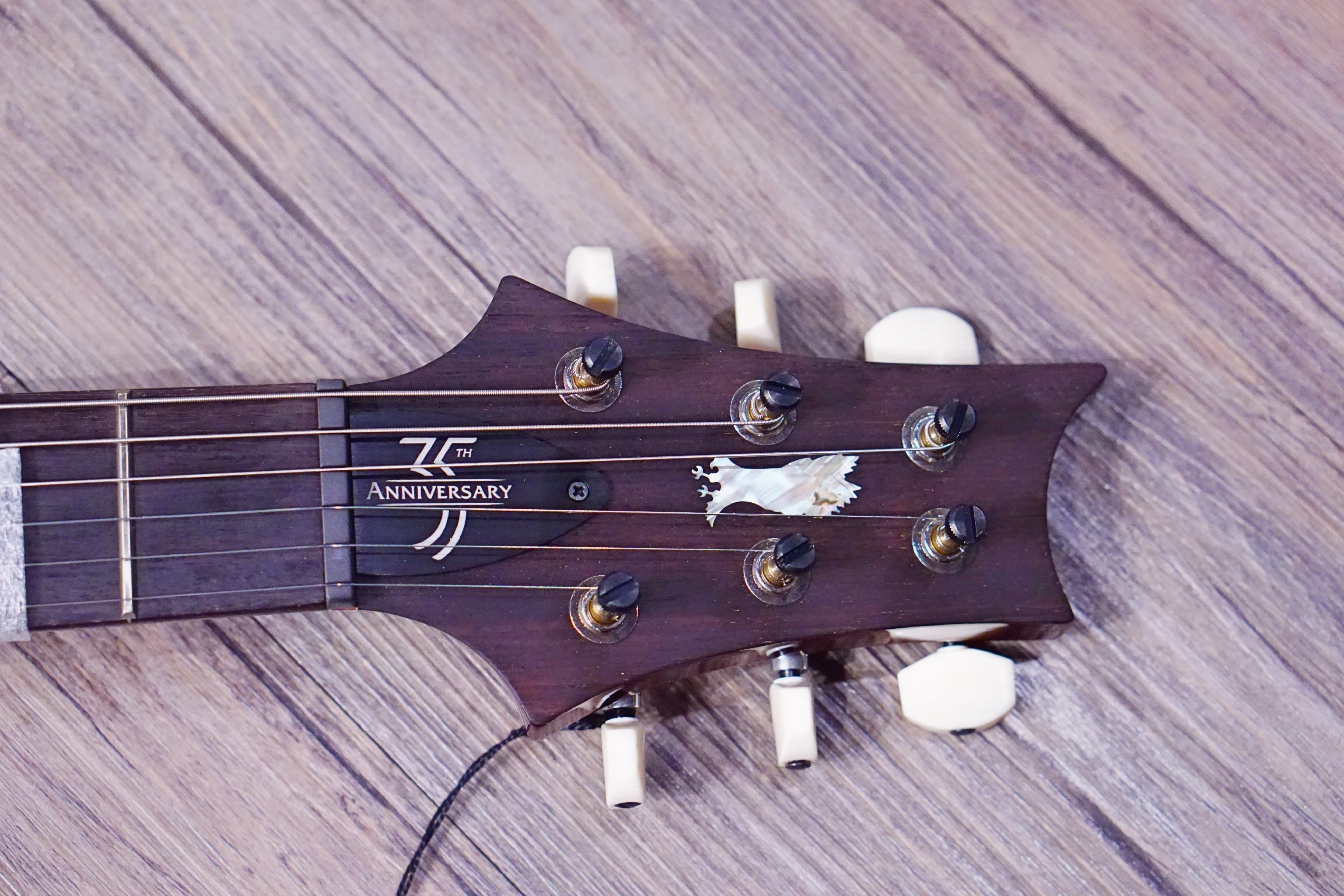 PRS 35th Anniversary Custom 24 - Dark cherry sunburst with Pattern Thin Neck 0306114 - HIENDGUITAR PRS GUITAR