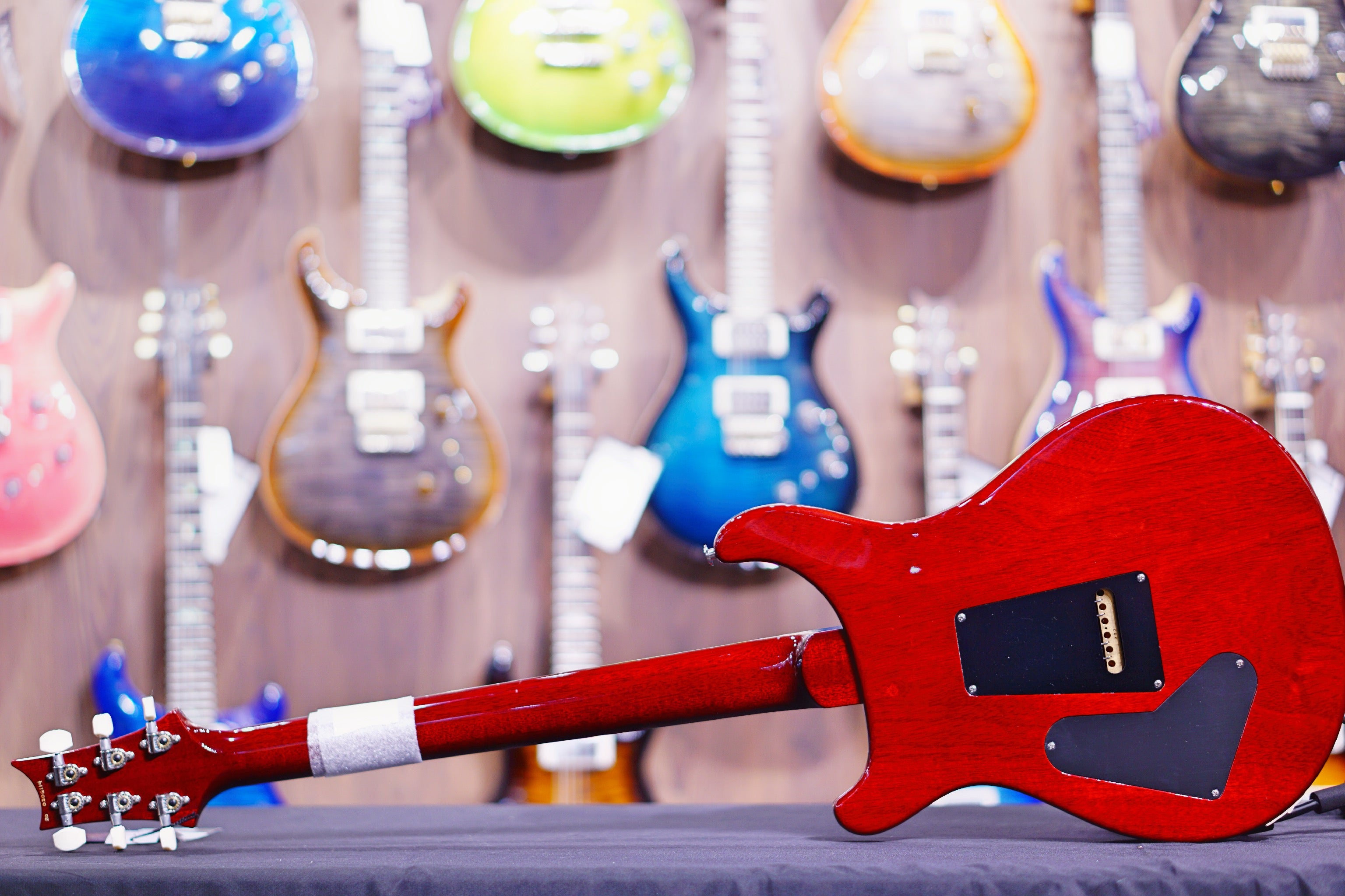 PRS 35th Anniversary Custom 24 - Dark cherry sunburst with Pattern Thin Neck 0306114 - HIENDGUITAR PRS GUITAR