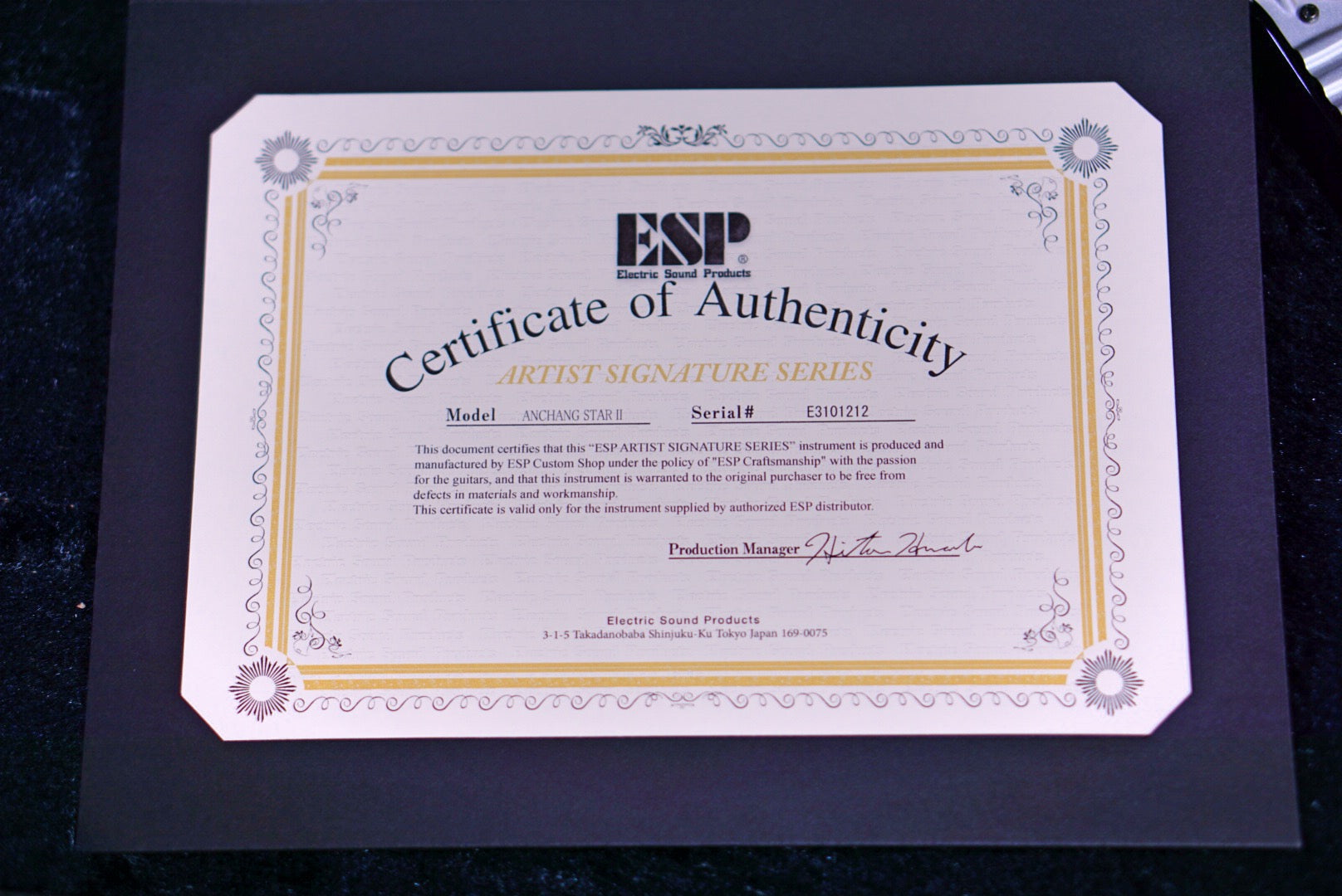 ESP Anchang star e4111212 - HIENDGUITAR ESP GUITAR