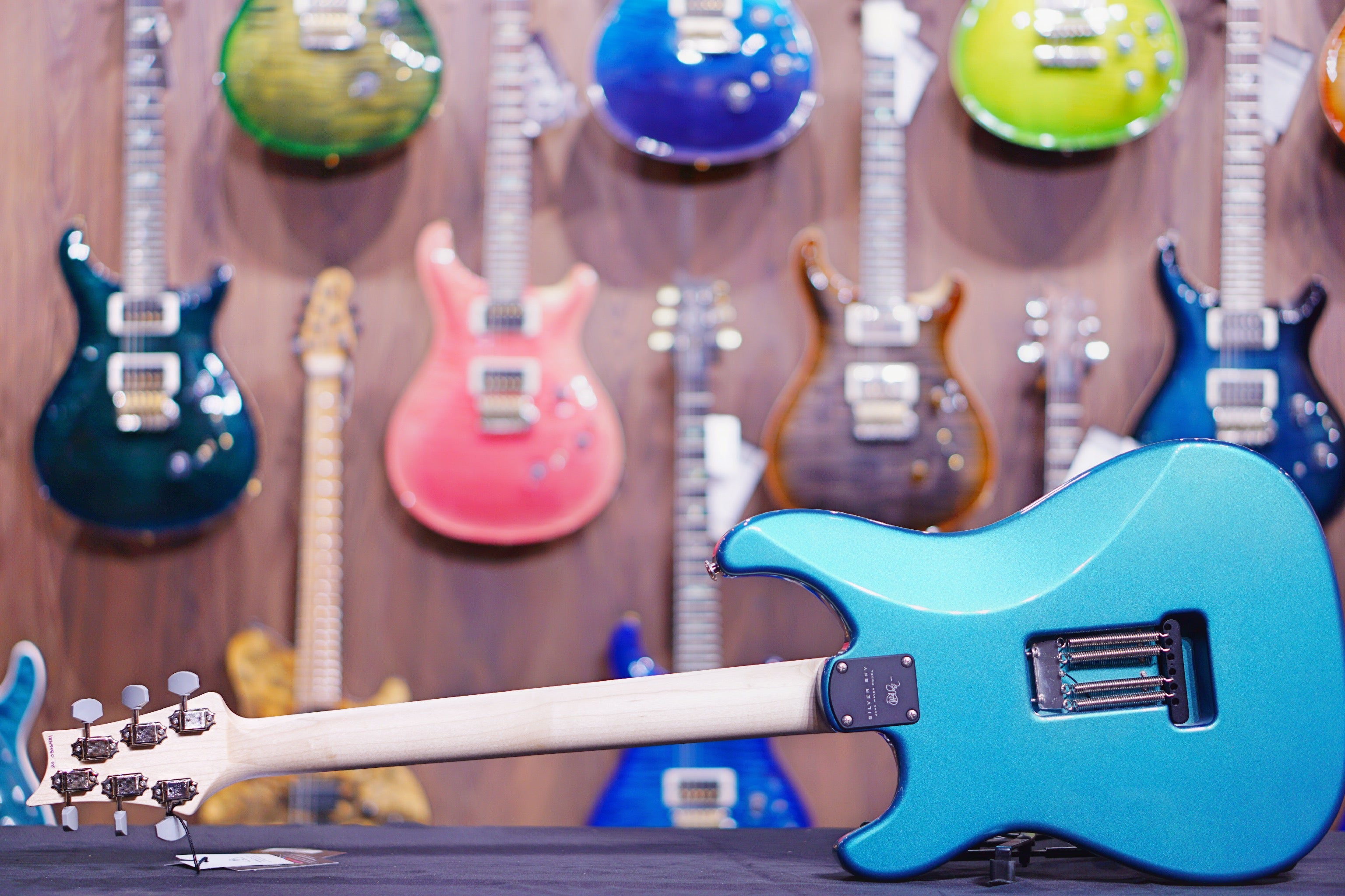 PRS Silver Sky - Dodgem blue Maple - HIENDGUITAR PRS GUITAR