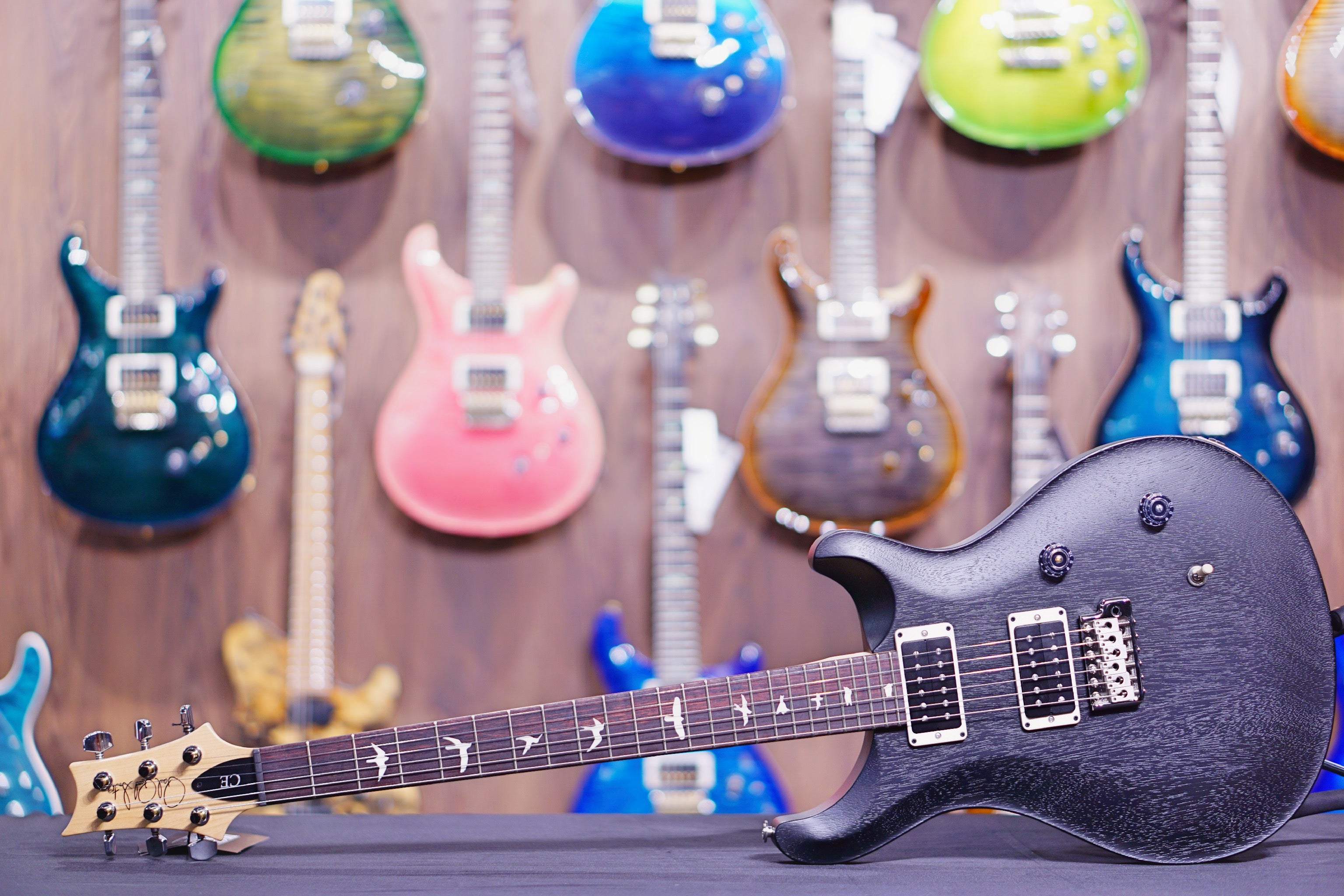 PRS CE24 Standard Satin antique Charcoal - HIENDGUITAR PRS GUITAR