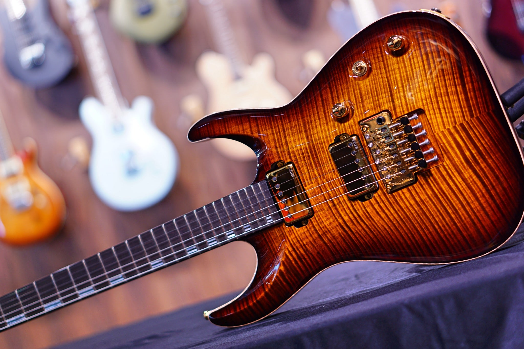 ESP Horizon FR CTM antique brown sunburst E9631212 - HIENDGUITAR ESP GUITAR