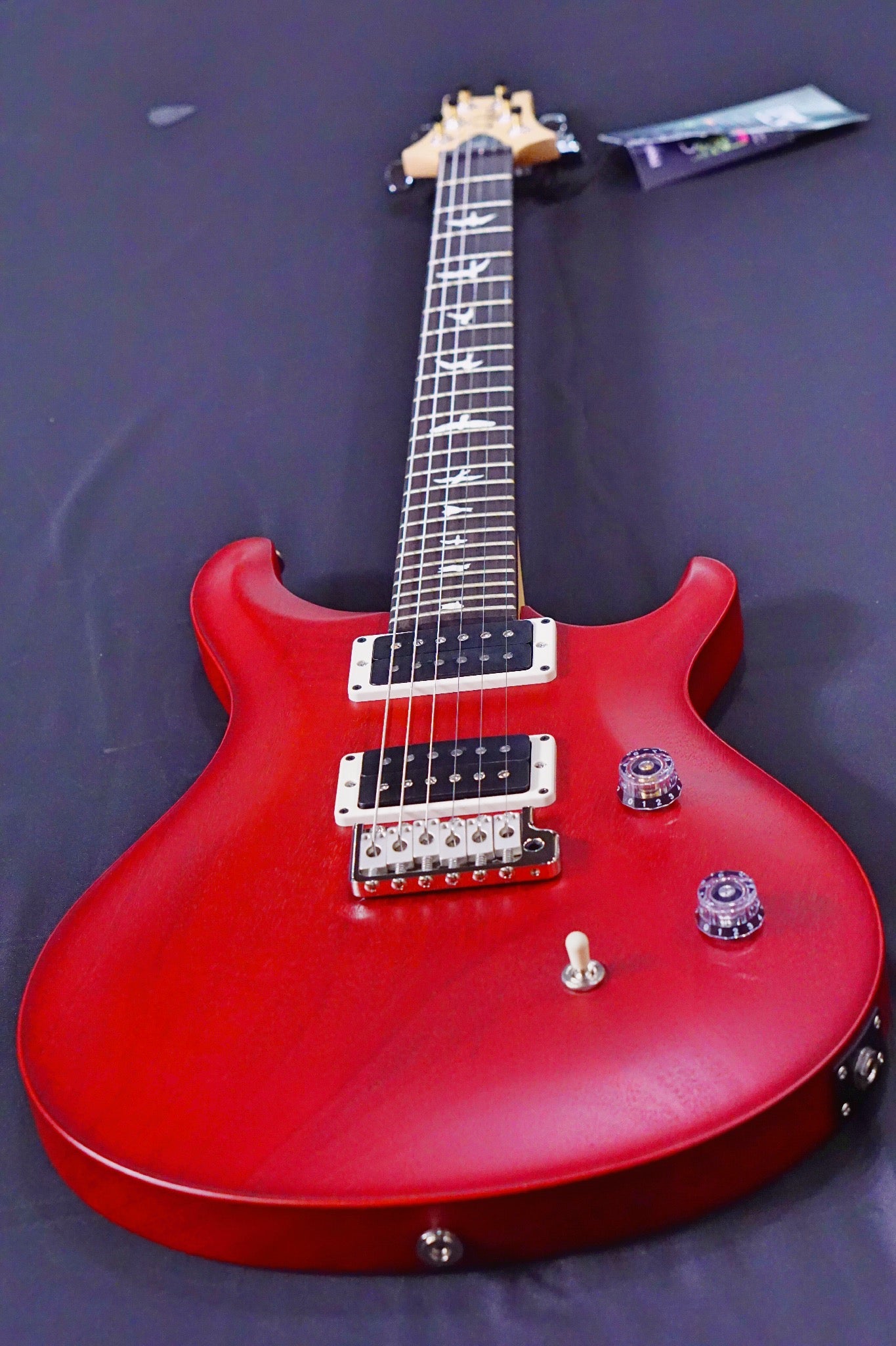 PRS CE24 Standard Satin Vintage Cherry - HIENDGUITAR PRS GUITAR