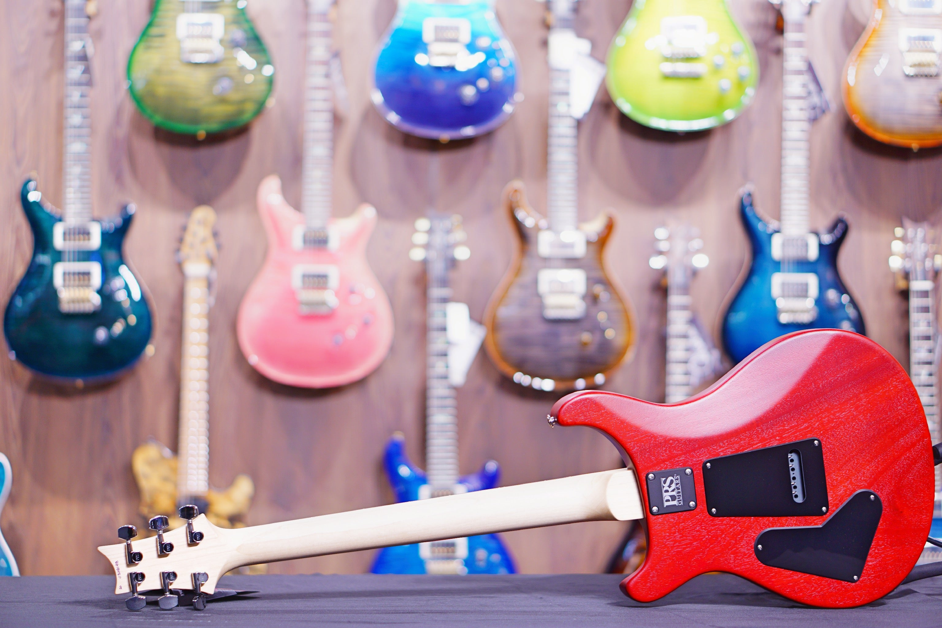 PRS CE24 Standard Satin Vintage Cherry - HIENDGUITAR PRS GUITAR