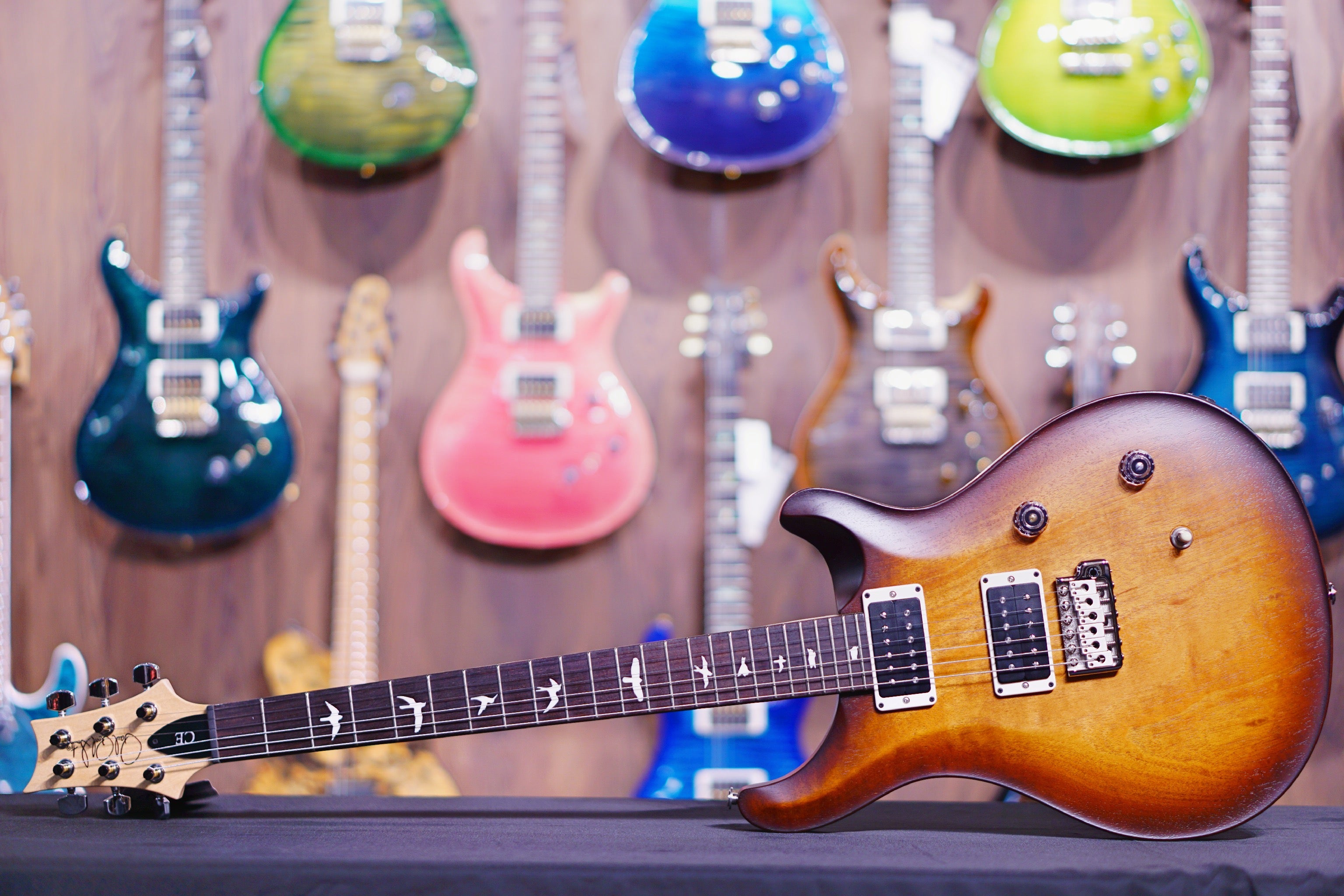 PRS CE24 Standard Satin Mccarty sunburst - HIENDGUITAR PRS GUITAR