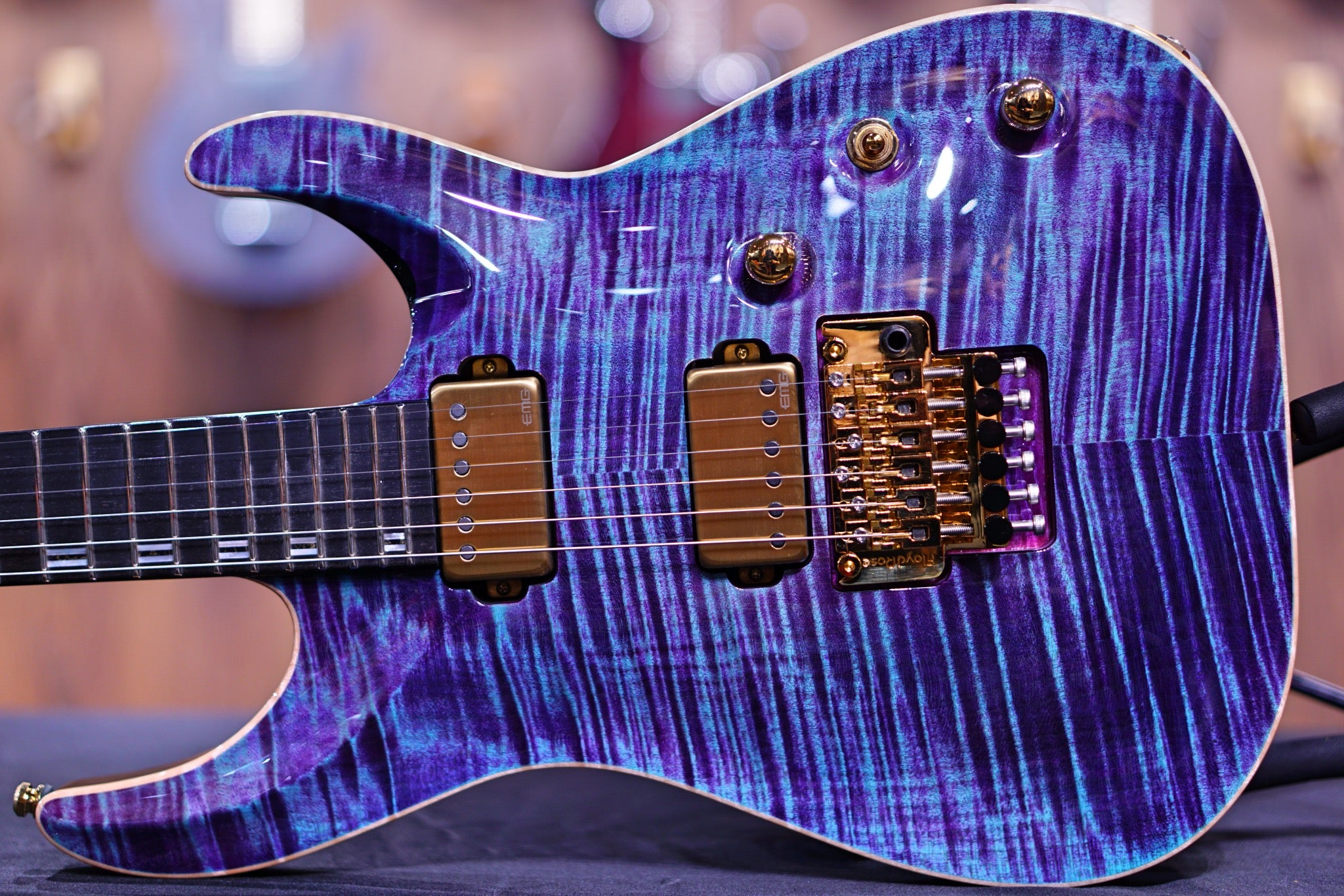 ESP Horizon FR CTM indigo purple E2231212 - HIENDGUITAR ESP GUITAR