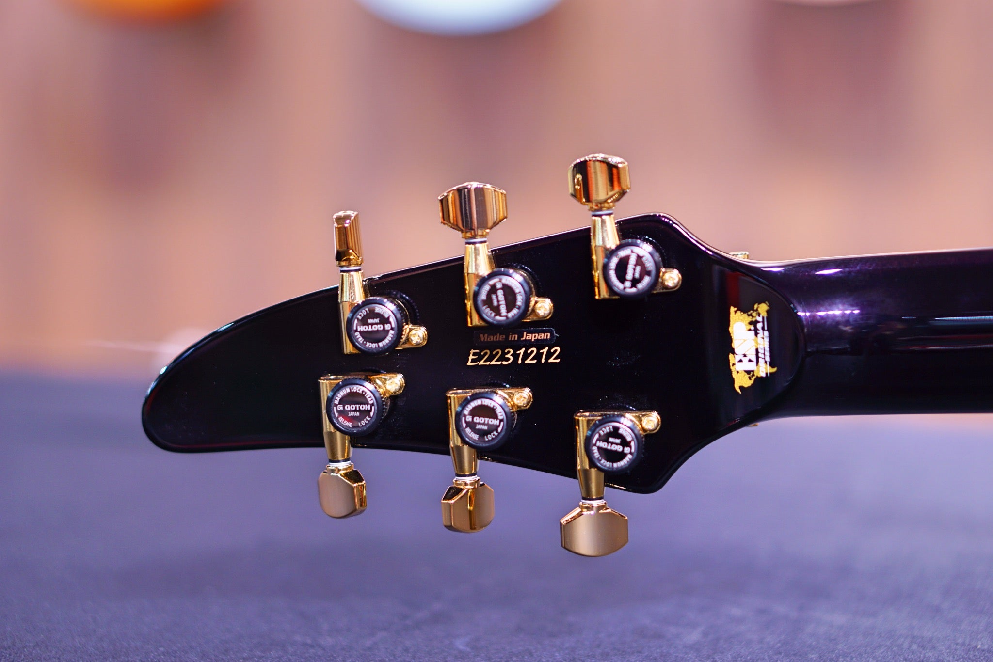 ESP Horizon FR CTM indigo purple E2231212 - HIENDGUITAR ESP GUITAR