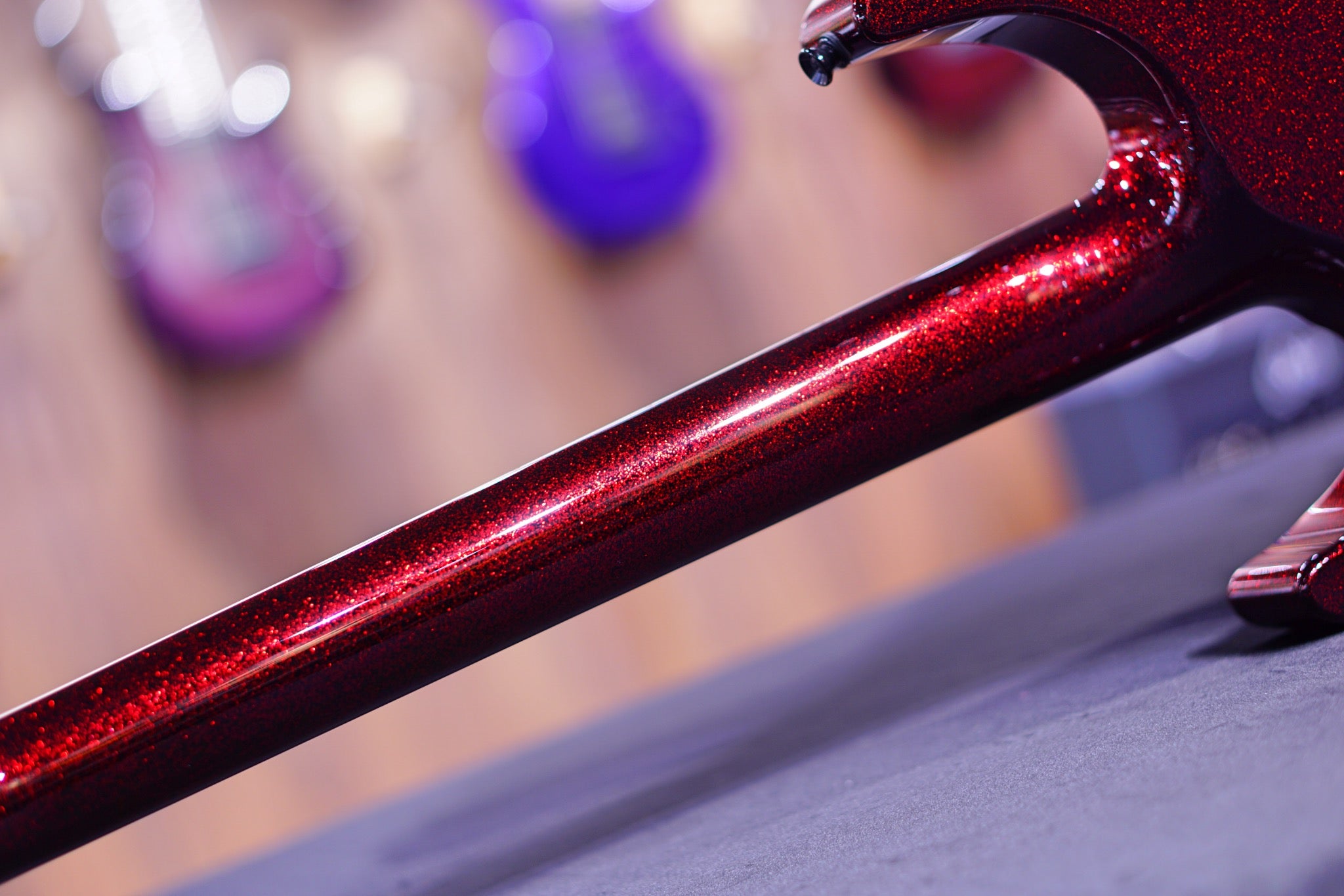 ESP Original M-II CTM red Sparkle Granite E3731212 - HIENDGUITAR ESP GUITAR