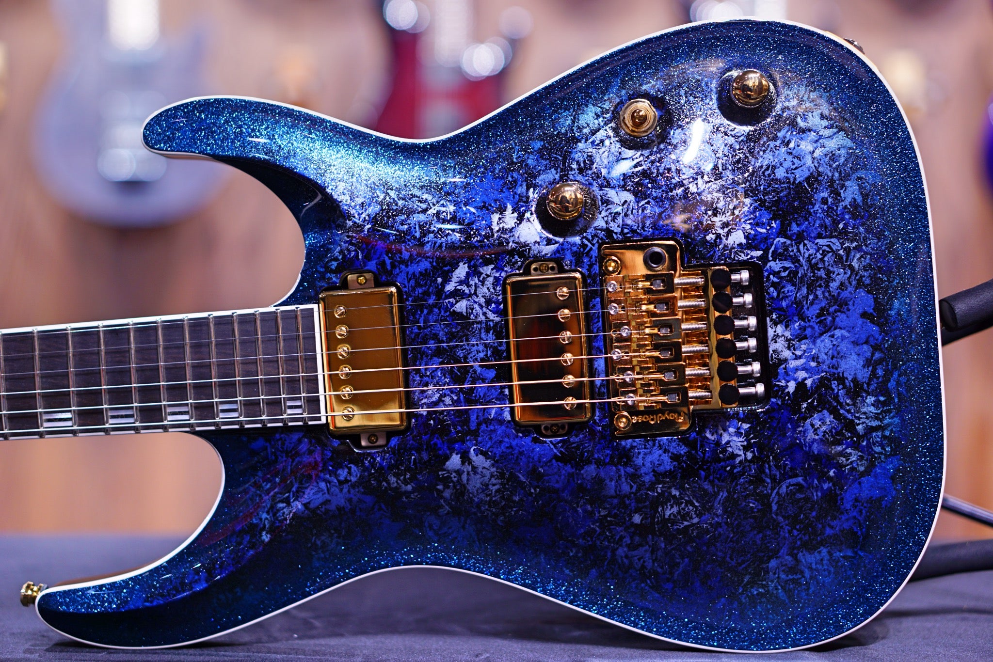 ESP horizon-PT FR Tanzanite gold package E4331212 - HIENDGUITAR ESP GUITAR