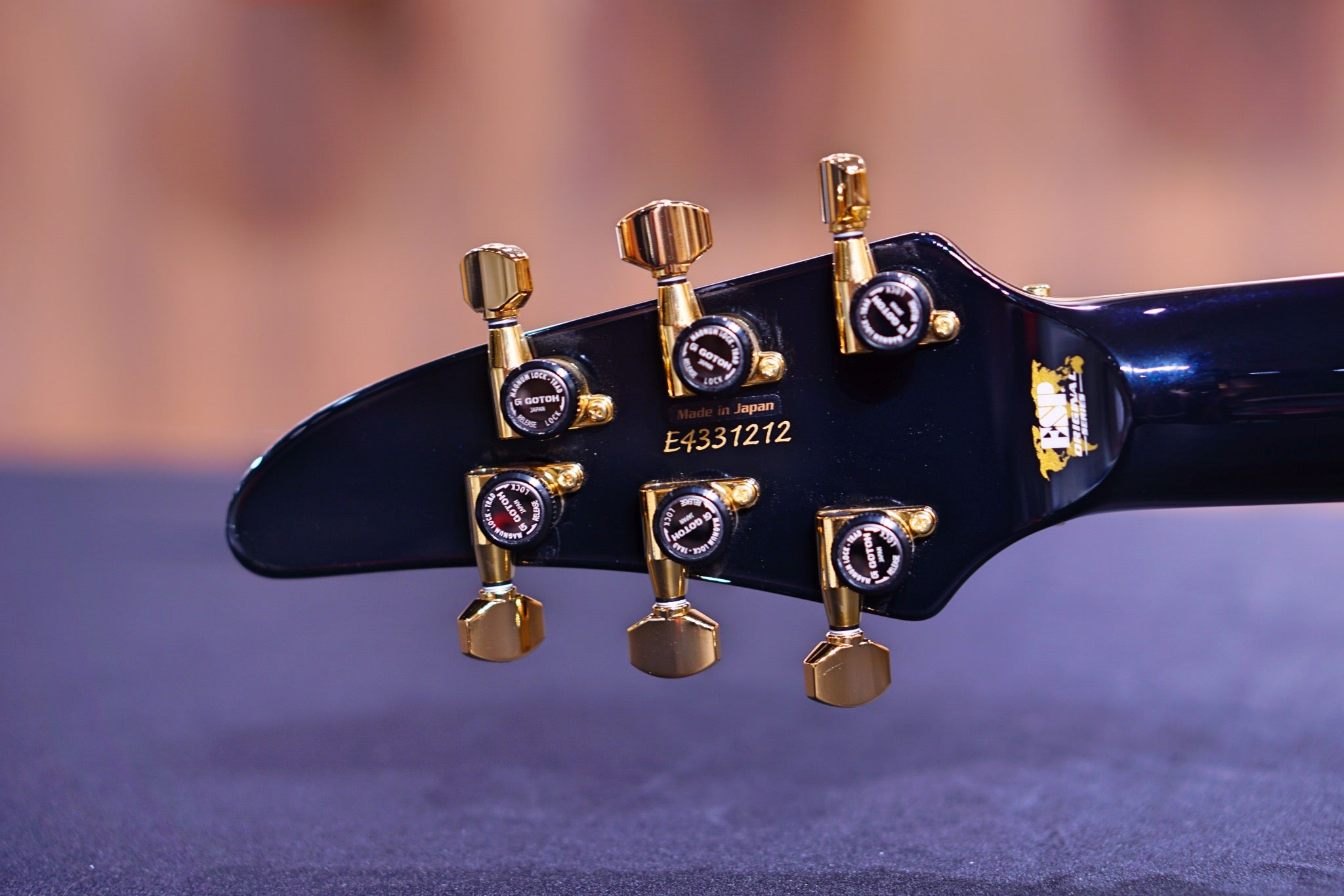 ESP horizon-PT FR Tanzanite gold package E4331212 - HIENDGUITAR ESP GUITAR