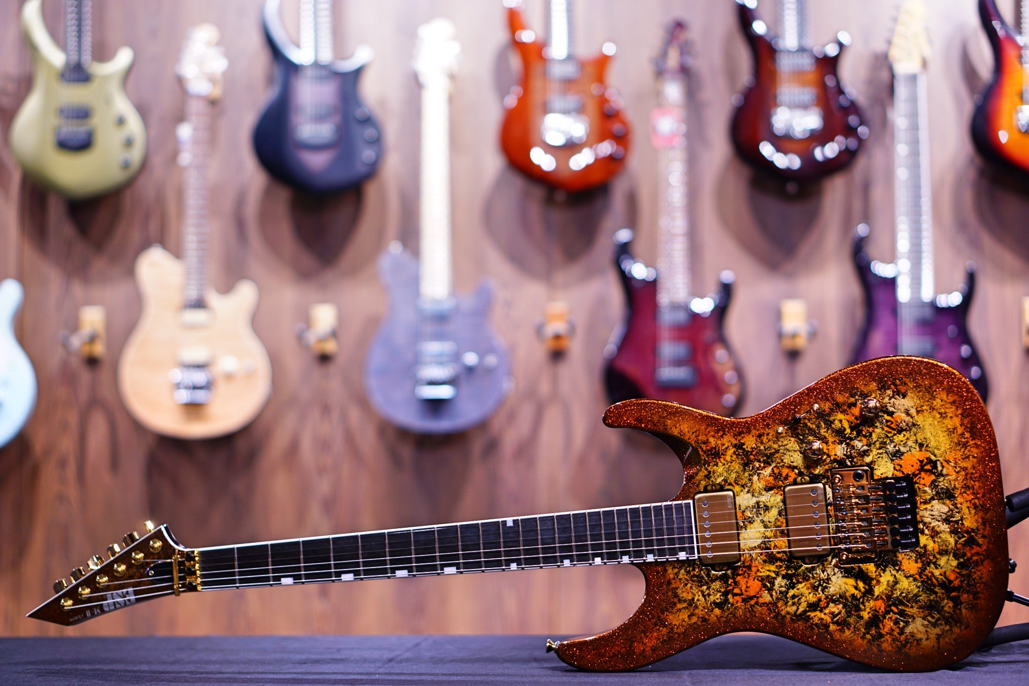 ESP ORIGINAL M-II CTM fire opal E2861212 - HIENDGUITAR ESP GUITAR