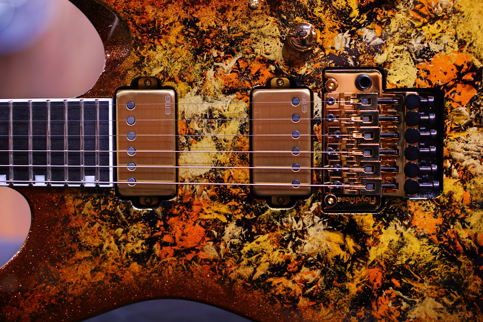 ESP ORIGINAL M-II CTM fire opal E2861212 - HIENDGUITAR ESP GUITAR