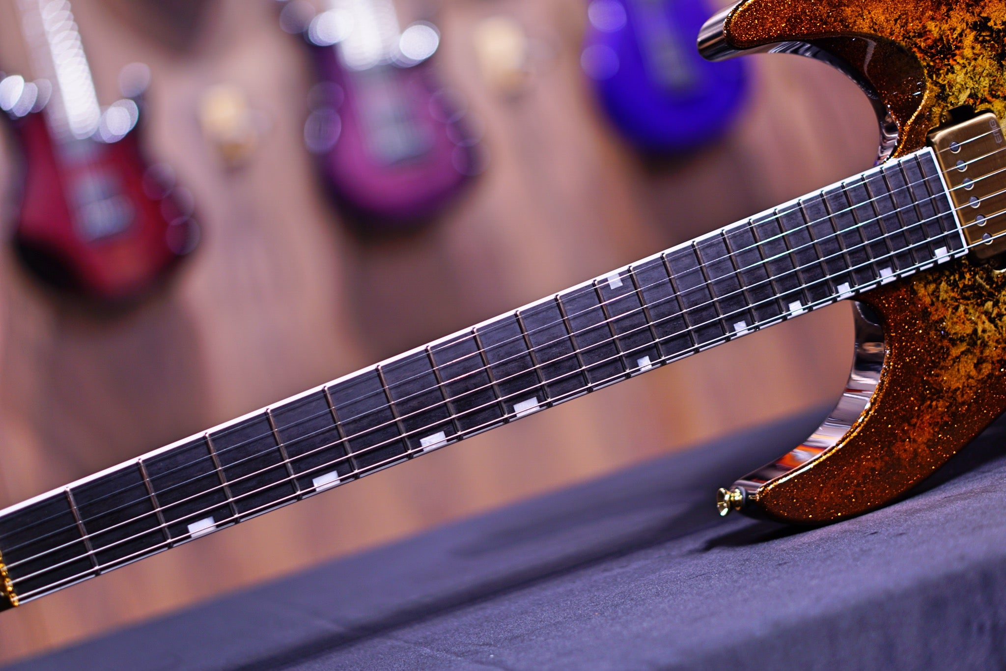 ESP ORIGINAL M-II CTM fire opal E2861212 - HIENDGUITAR ESP GUITAR