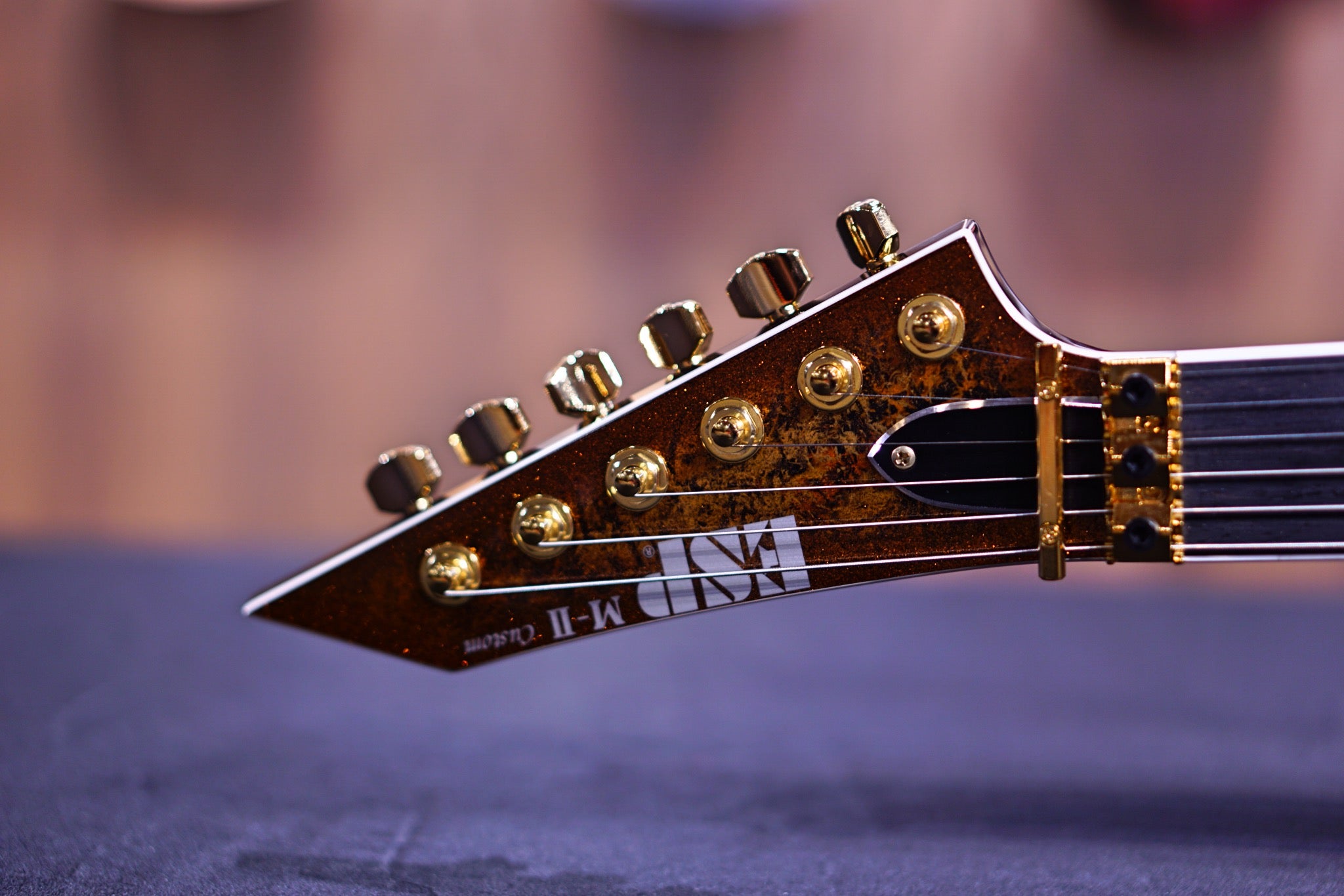 ESP ORIGINAL M-II CTM fire opal E2861212 - HIENDGUITAR ESP GUITAR