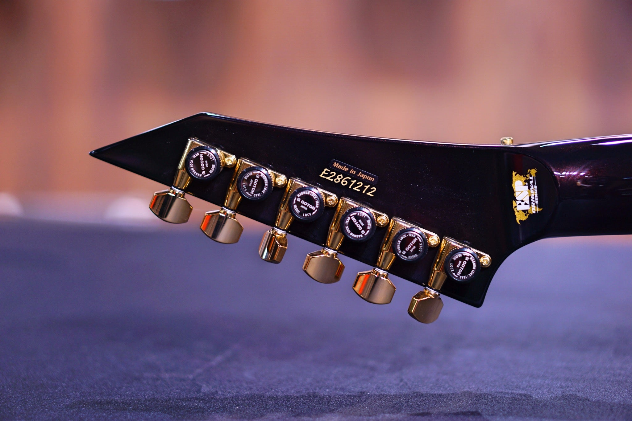 ESP ORIGINAL M-II CTM fire opal E2861212 - HIENDGUITAR ESP GUITAR