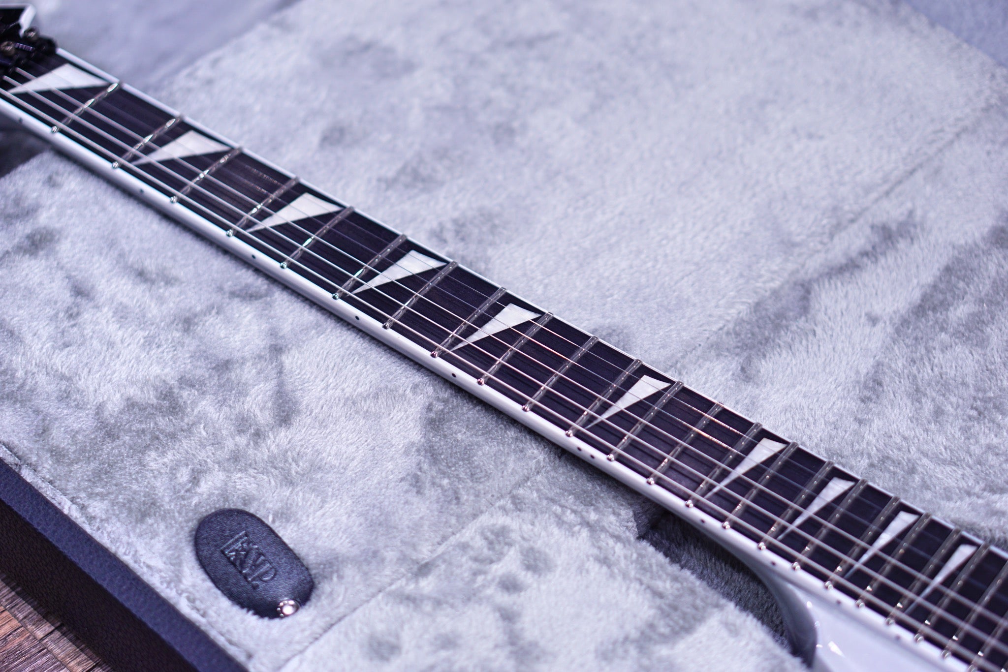 ESP E-II ARROW FR Black silver fade ES5263213 - HIENDGUITAR E-II GUITAR