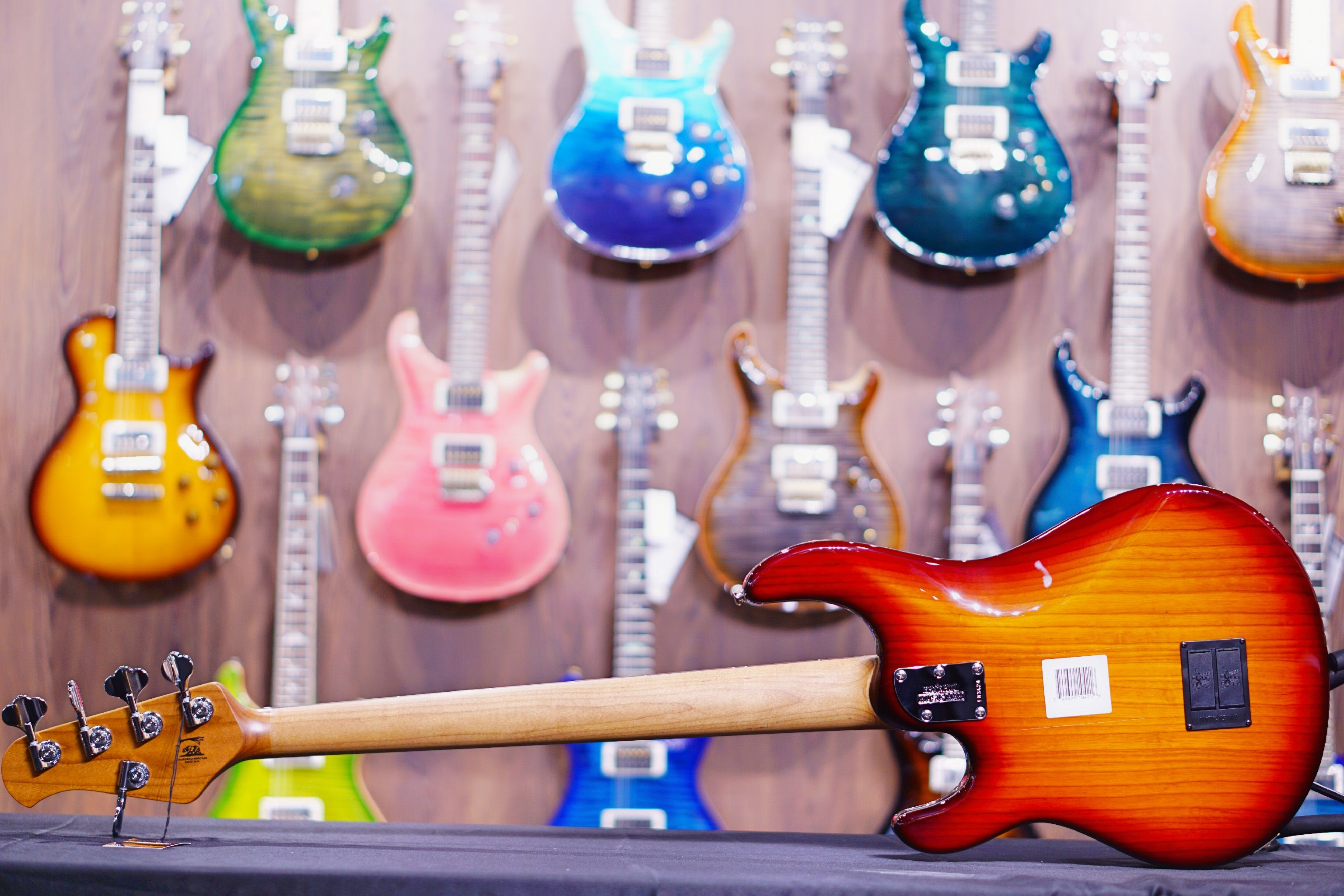 Ernie Ball Music Man StingRay 5 Special HH Bass Guitar - Burnt Amber with Maple Fingerboard F83624 - HIENDGUITAR Musicman bass