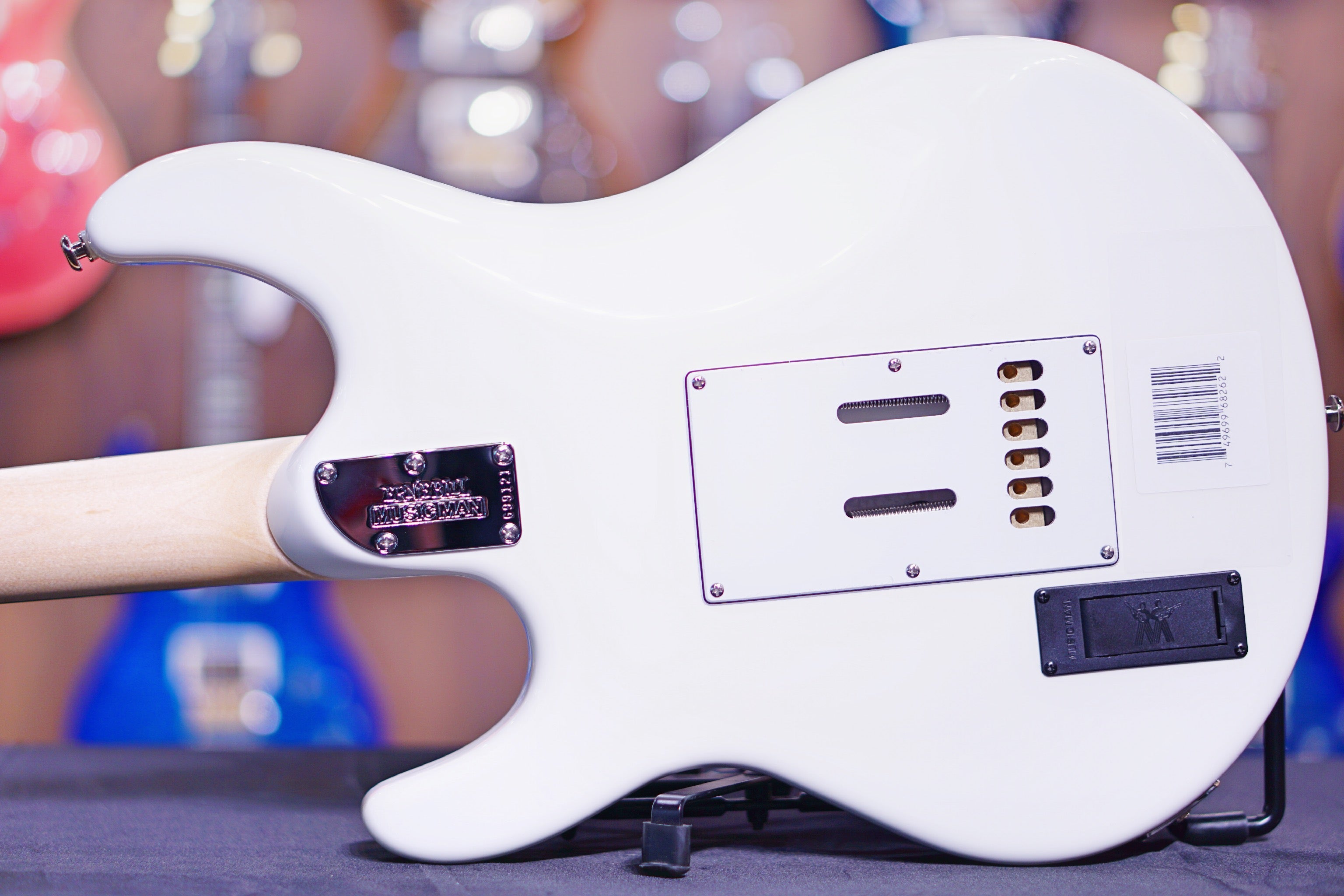 Ernie Ball Music man Silhouette Special HSS Trem - White - Rosewood Matching Headstock - White G99121 - HIENDGUITAR Musicman GUITAR