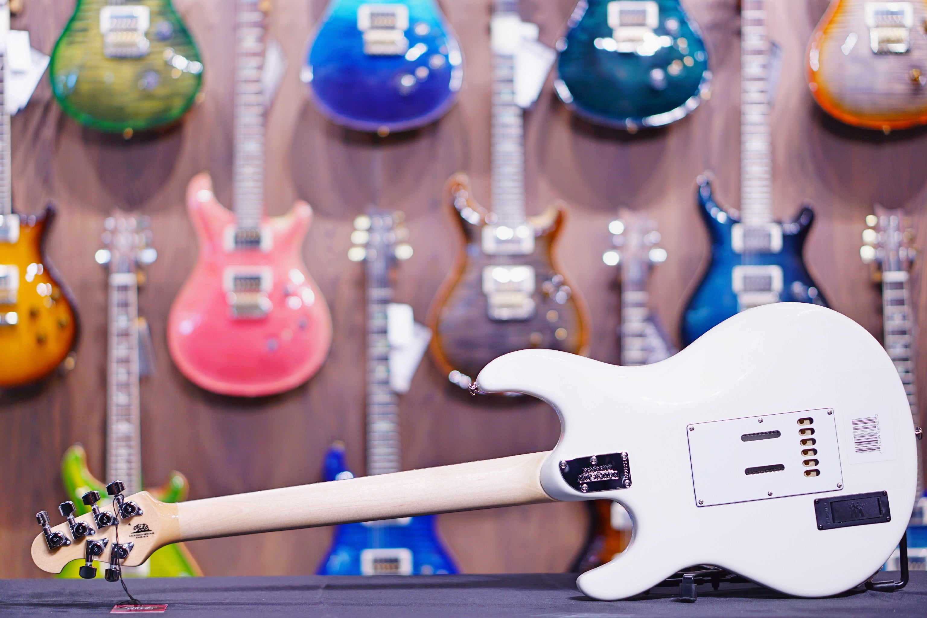 Ernie Ball Music man Silhouette Special HSS Trem - White - Rosewood Matching Headstock - White G99121 - HIENDGUITAR Musicman GUITAR