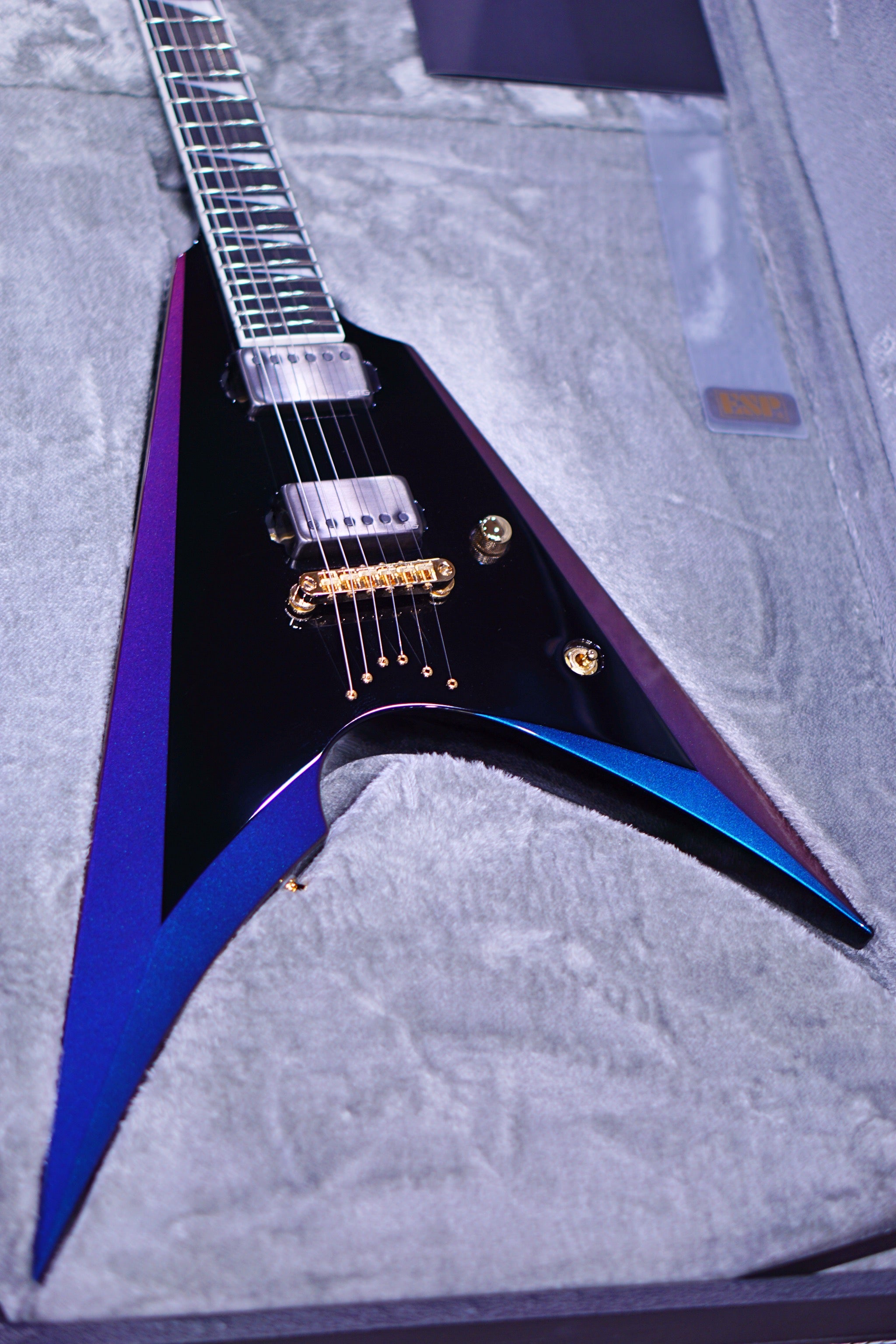 ESP-ARROW NT black w Andromeda E2741212 - HIENDGUITAR ESP GUITAR