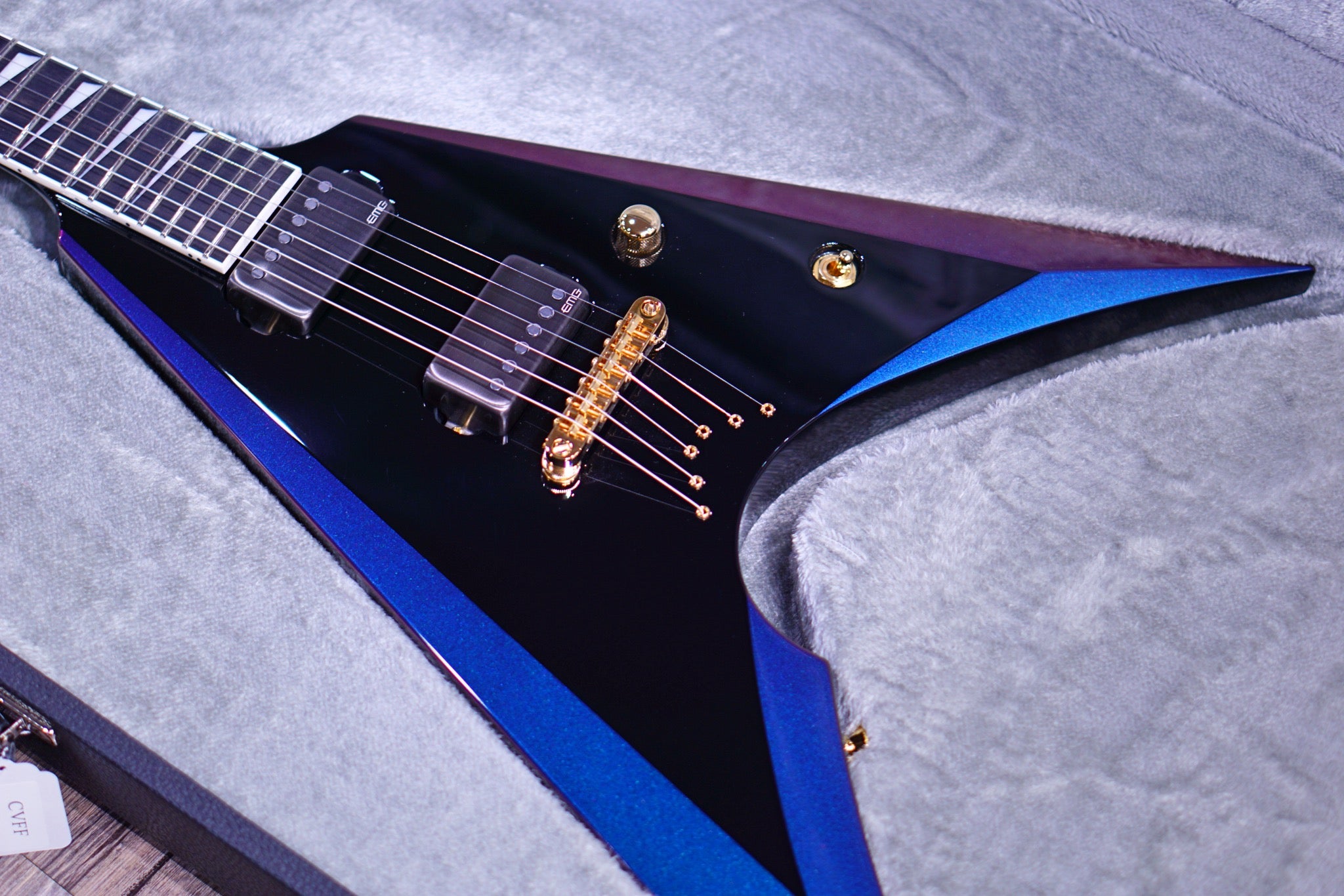 ESP-ARROW NT black w Andromeda E2741212 - HIENDGUITAR ESP GUITAR