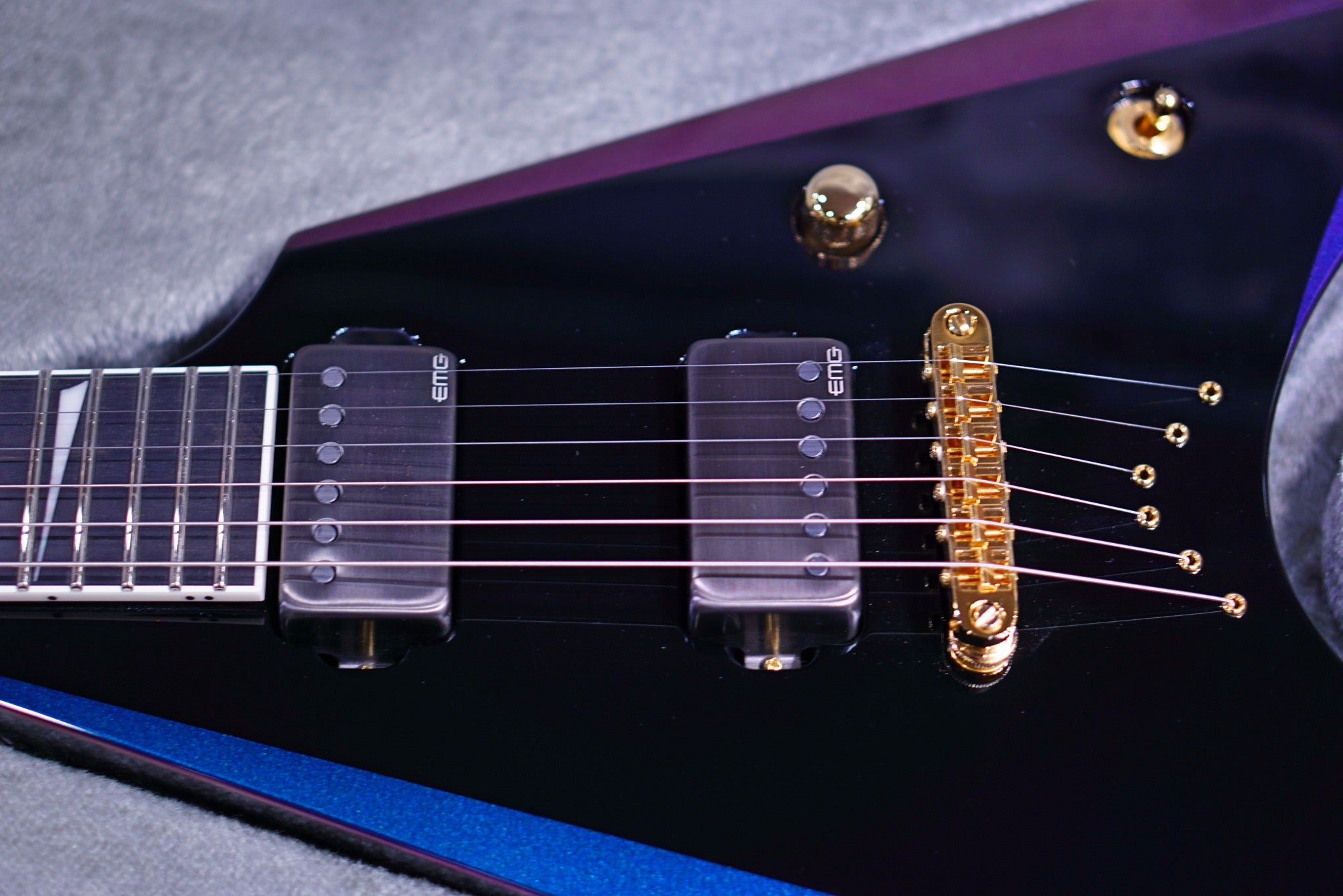 ESP-ARROW NT black w Andromeda E2741212 - HIENDGUITAR ESP GUITAR