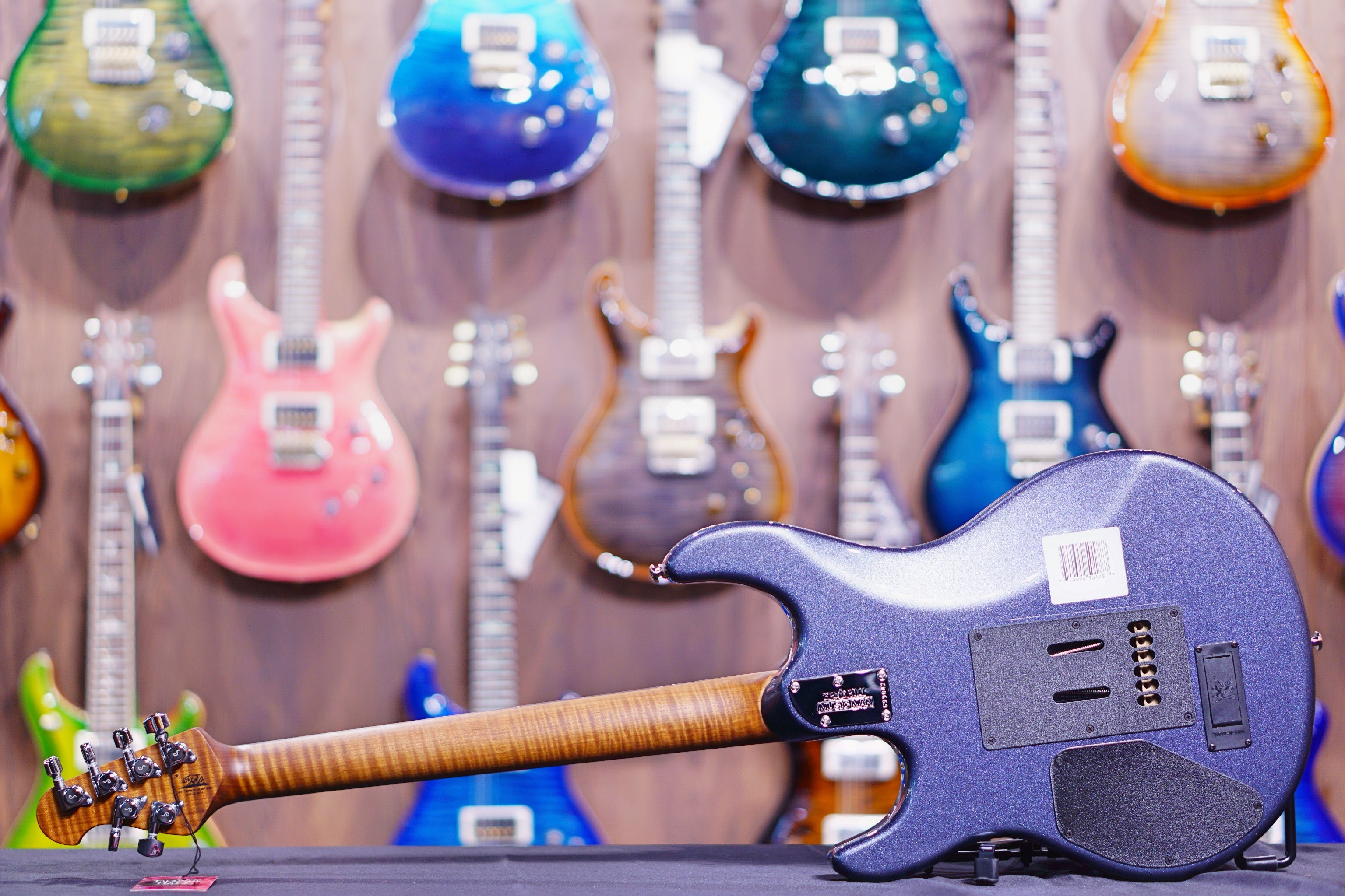 Ernie Ball Music Man Luke 3 HH - Bodhi Blue - Figured Roasted Maple/Rosewood G99042 - HIENDGUITAR Musicman GUITAR