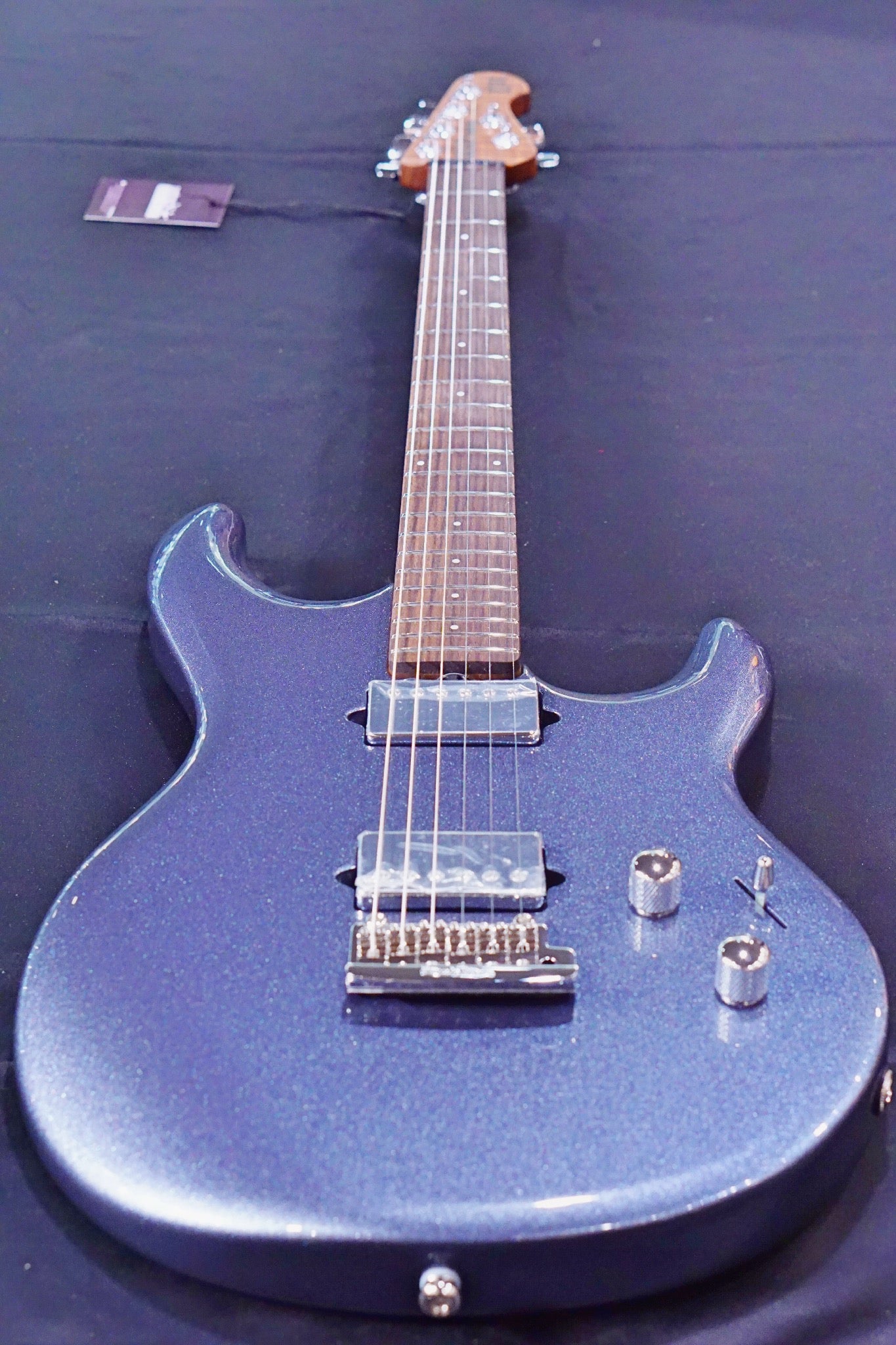Ernie Ball Music Man Luke 3 HH - Bodhi Blue - Figured Roasted Maple/Rosewood G99042 - HIENDGUITAR Musicman GUITAR