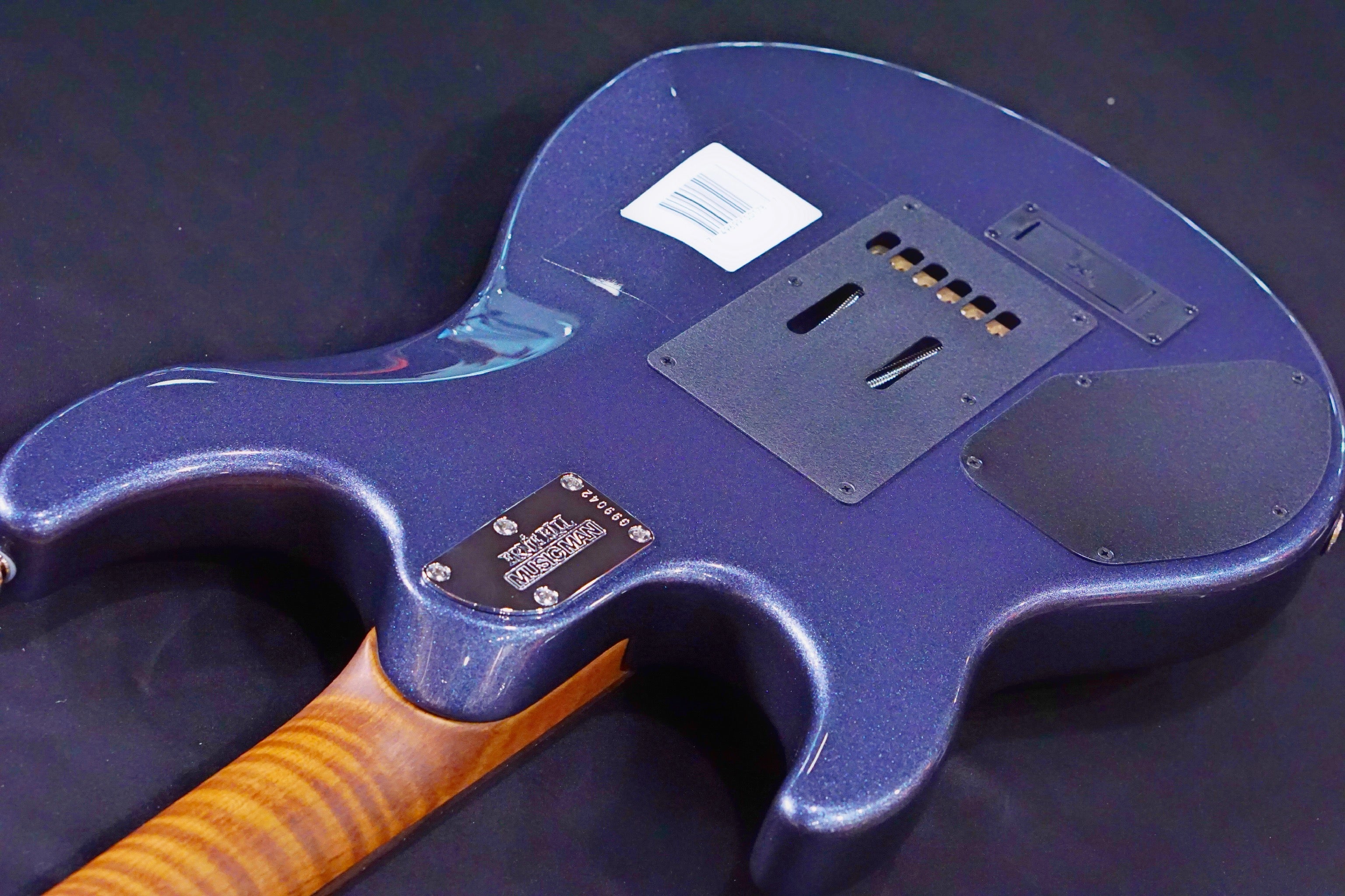 Ernie Ball Music Man Luke 3 HH - Bodhi Blue - Figured Roasted Maple/Rosewood G99042 - HIENDGUITAR Musicman GUITAR