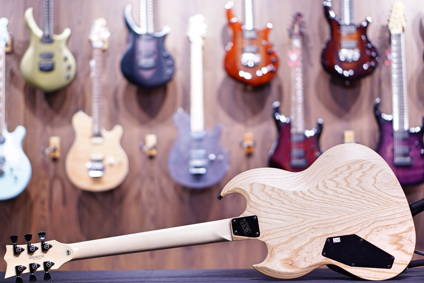 EDWARDS E-VIPER -1H Satin Natural - HIENDGUITAR EDWARDS GUITAR