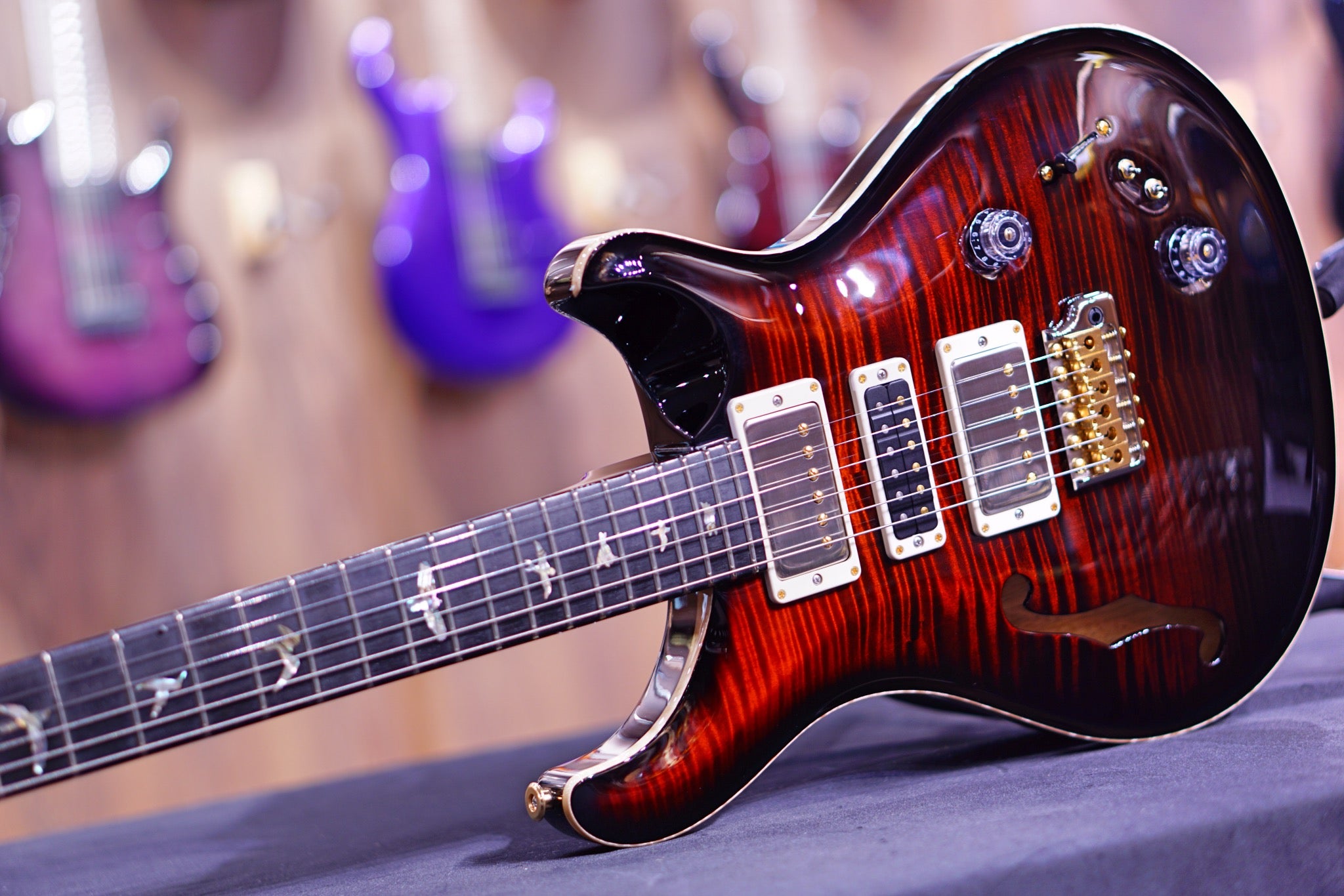 PRS Special 22 Semi-hollow wood library custom color 0324624 - HIENDGUITAR PRS GUITAR