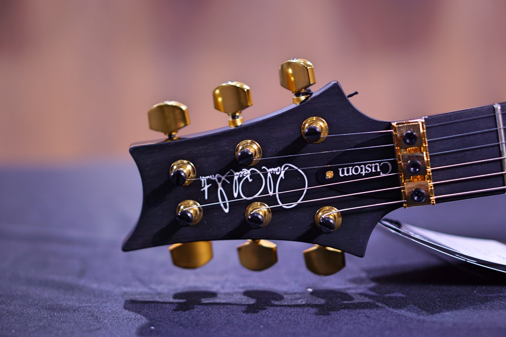 PRS Custom 24 Floyd wood library Purple Mist stained flame neck run 0340186 - HIENDGUITAR PRS GUITAR