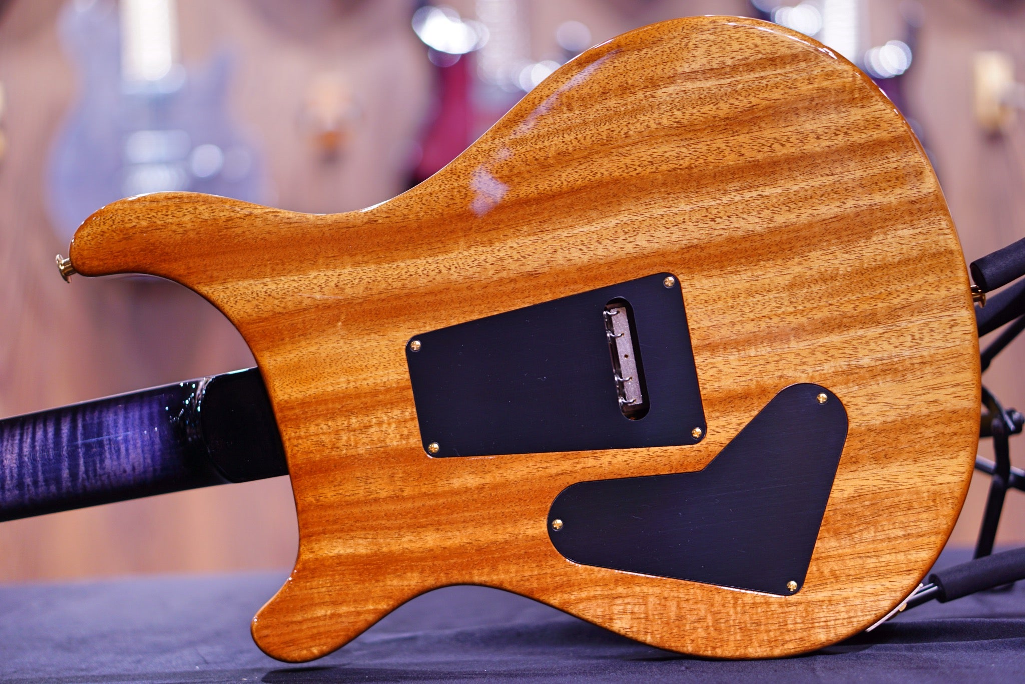 PRS Custom 24 Floyd wood library Purple Mist stained flame neck run 0340186 - HIENDGUITAR PRS GUITAR