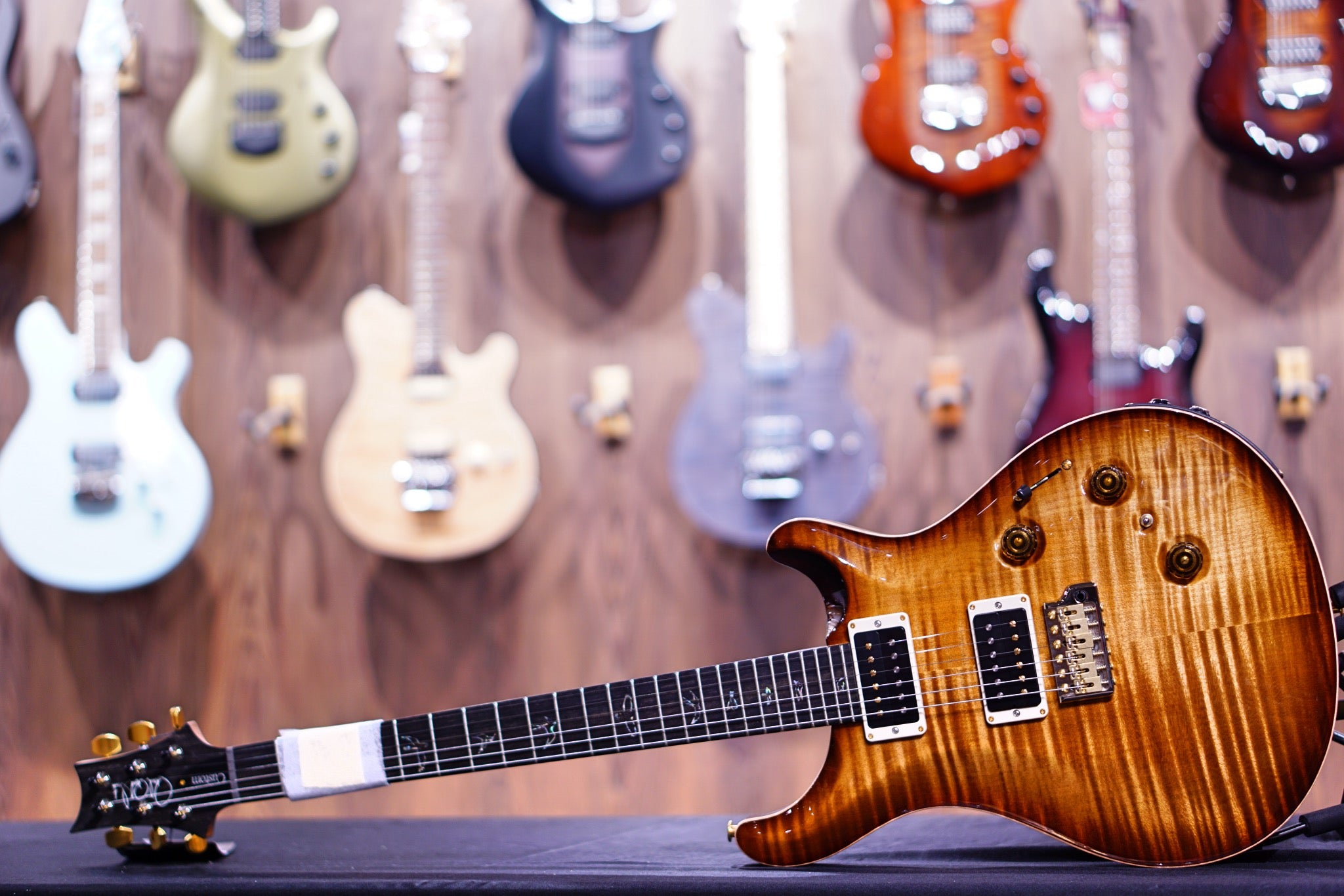 PRS Custom 24 Piezo wood library Copperhead Burst Torrefied maple neck run 0340149 - HIENDGUITAR PRS GUITAR