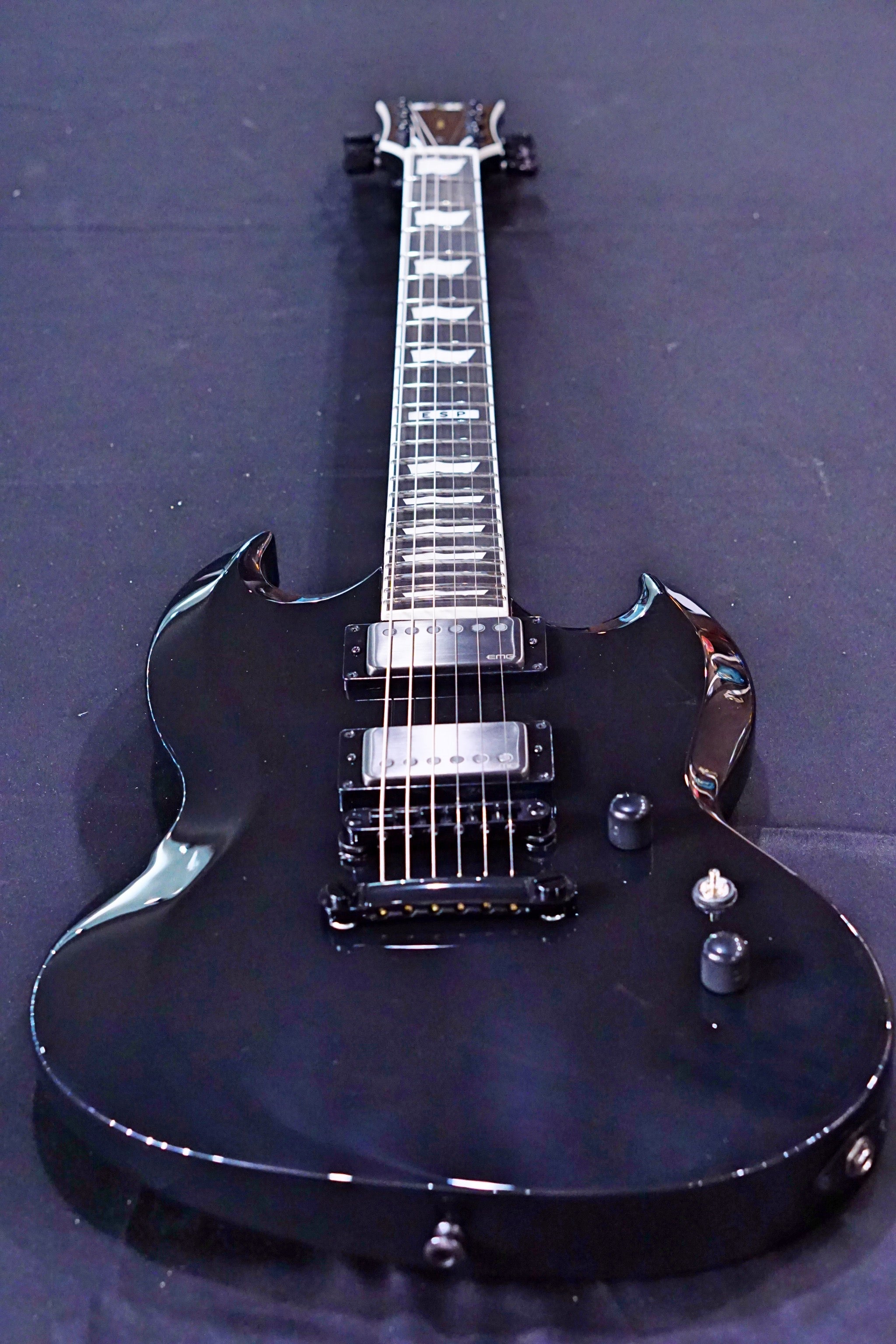 ESP E-II VIPER BLACK ES2917193 - HIENDGUITAR E-II GUITAR