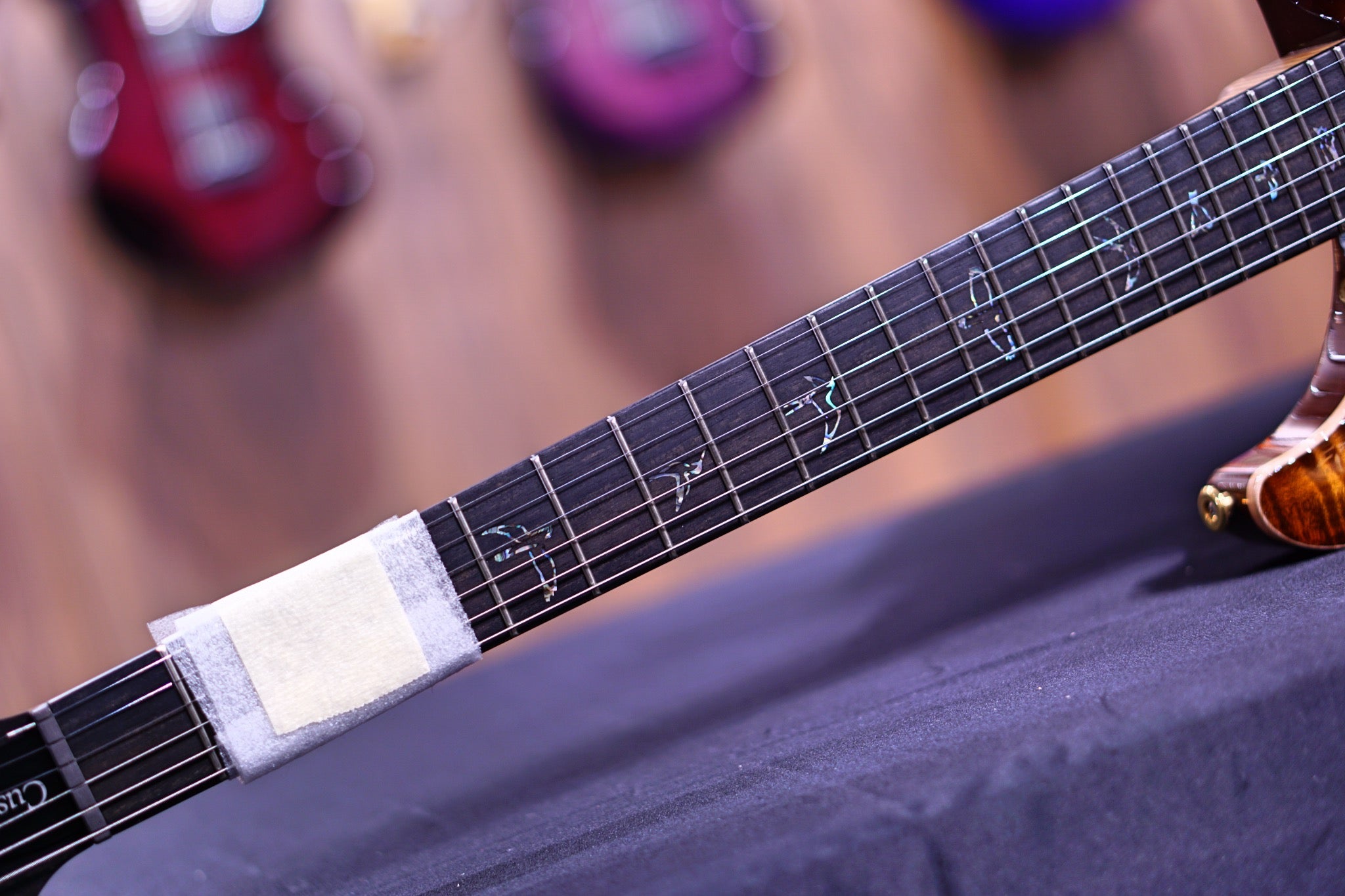 PRS Custom 24 Piezo wood library Copperhead Burst Torrefied maple neck run 0340149 - HIENDGUITAR PRS GUITAR