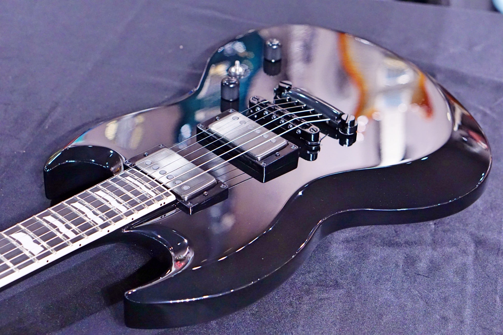 ESP E-II VIPER BLACK ES2917193 - HIENDGUITAR E-II GUITAR