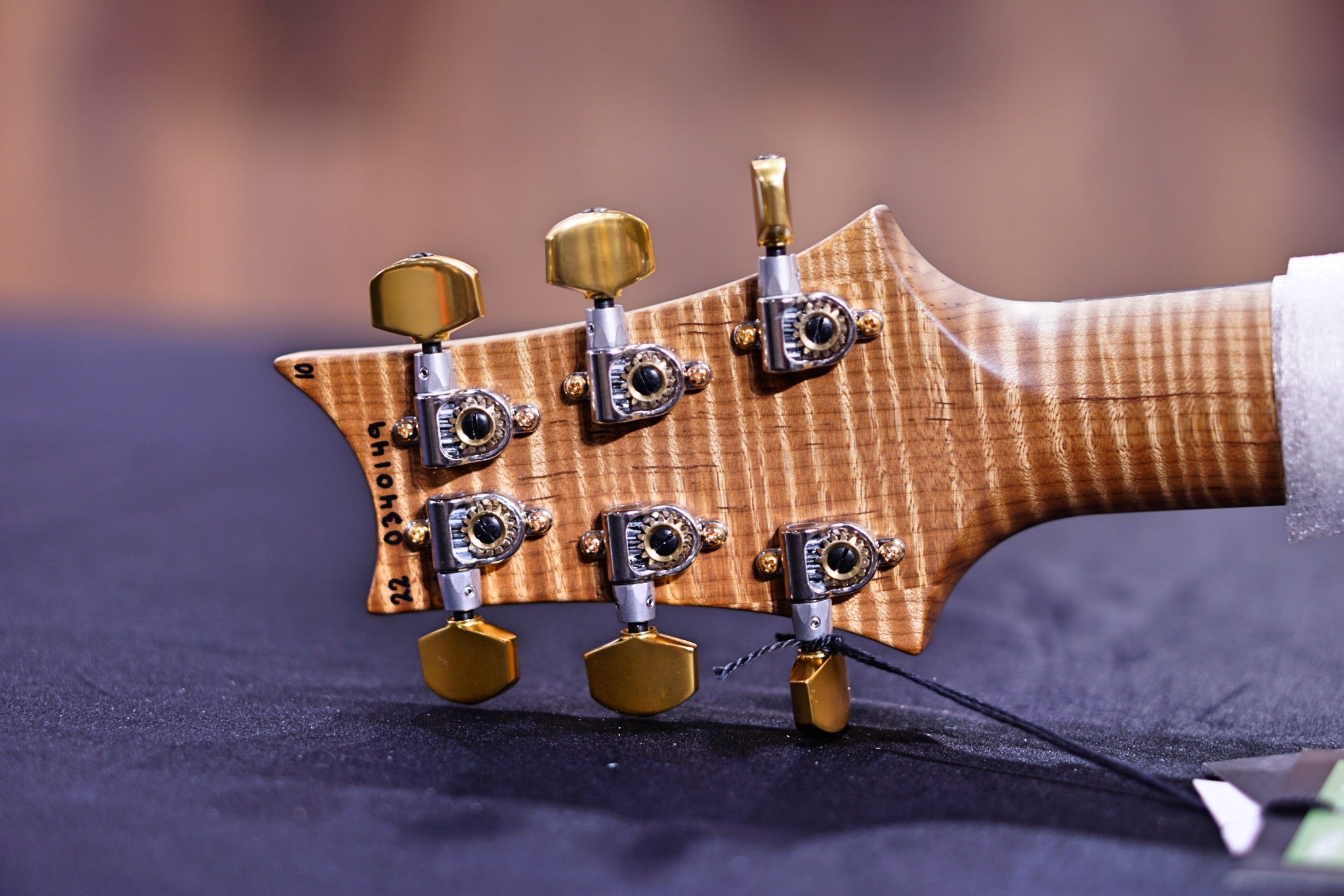 PRS Custom 24 Piezo wood library Copperhead Burst Torrefied maple neck run 0340149 - HIENDGUITAR PRS GUITAR