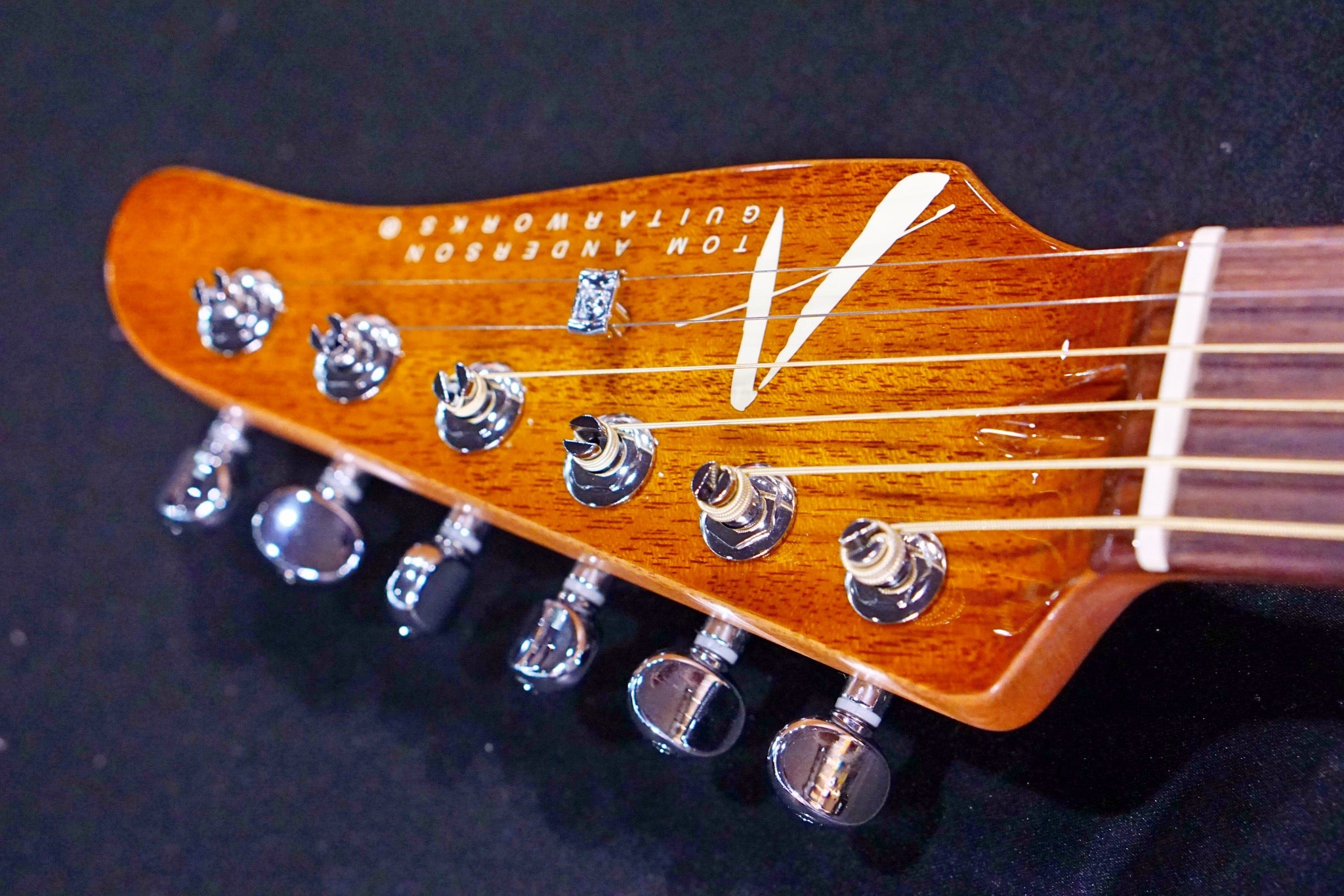 Tom Anderson Crowdster Deep Tobacco Fade with Binding 10-15-20P - HIENDGUITAR Anderson GUITAR