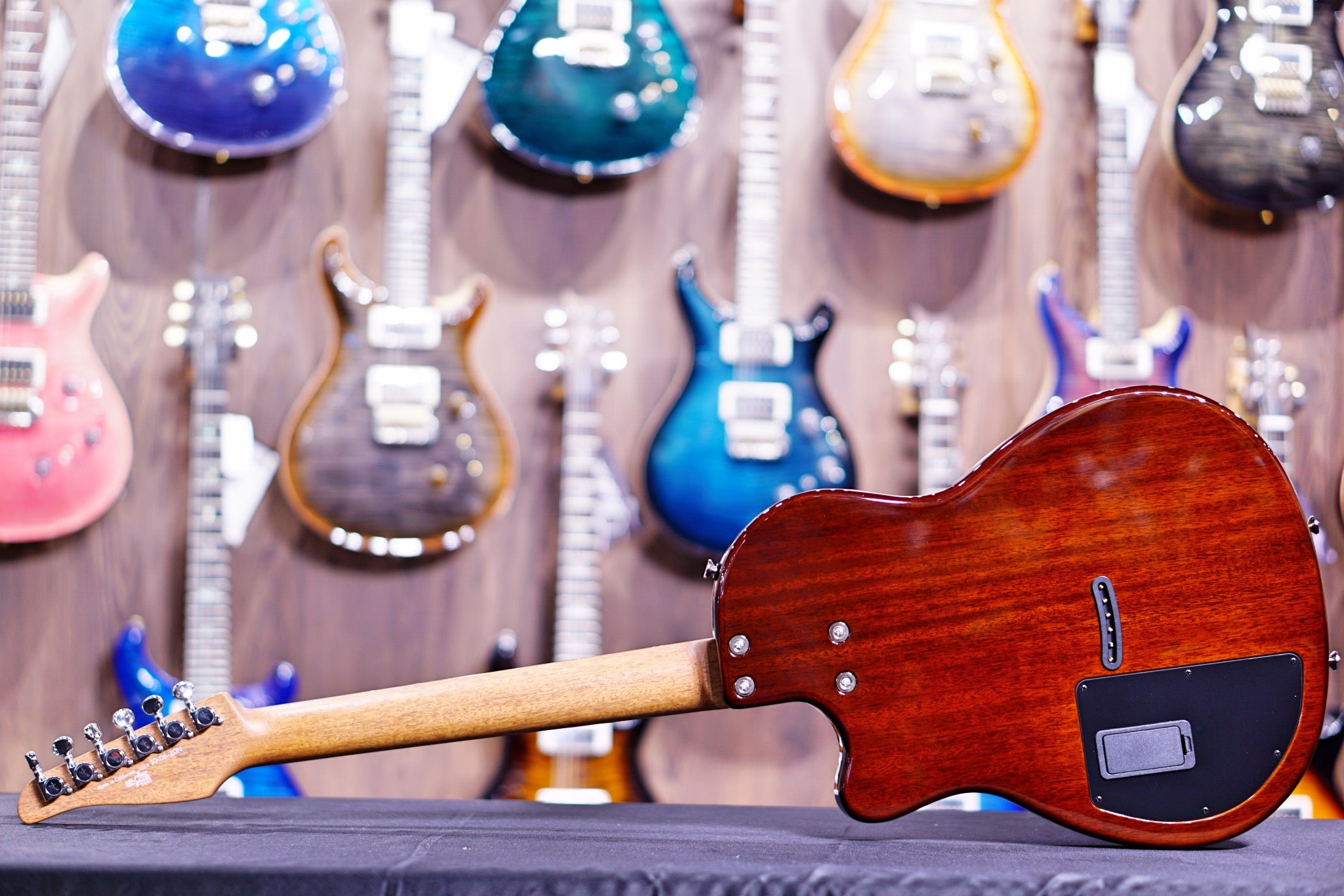 Tom Anderson Crowdster Natural Mocha Burst with Binding 10-06-20N - HIENDGUITAR Anderson GUITAR