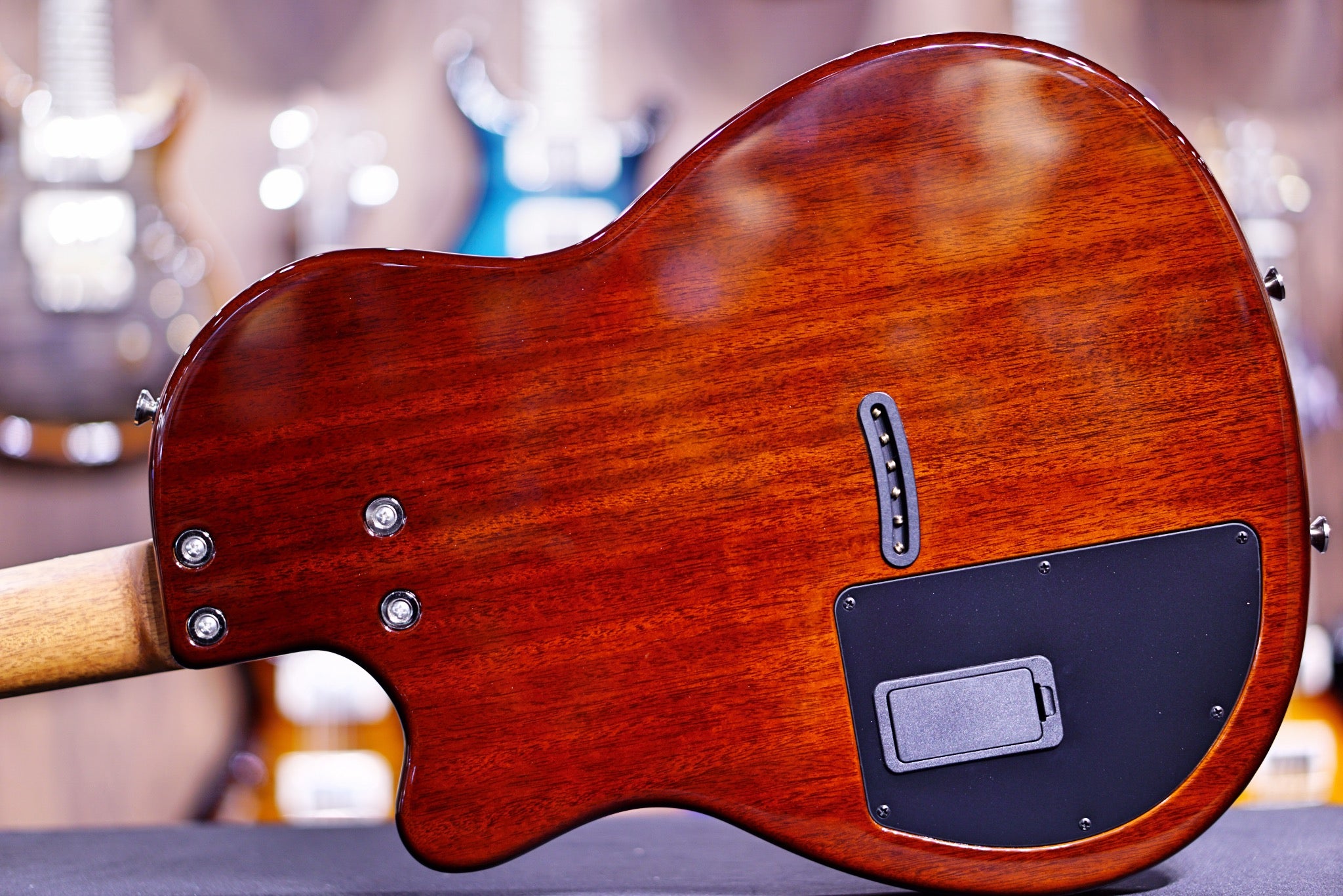 Tom Anderson Crowdster Natural Mocha Burst with Binding 10-06-20N - HIENDGUITAR Anderson GUITAR