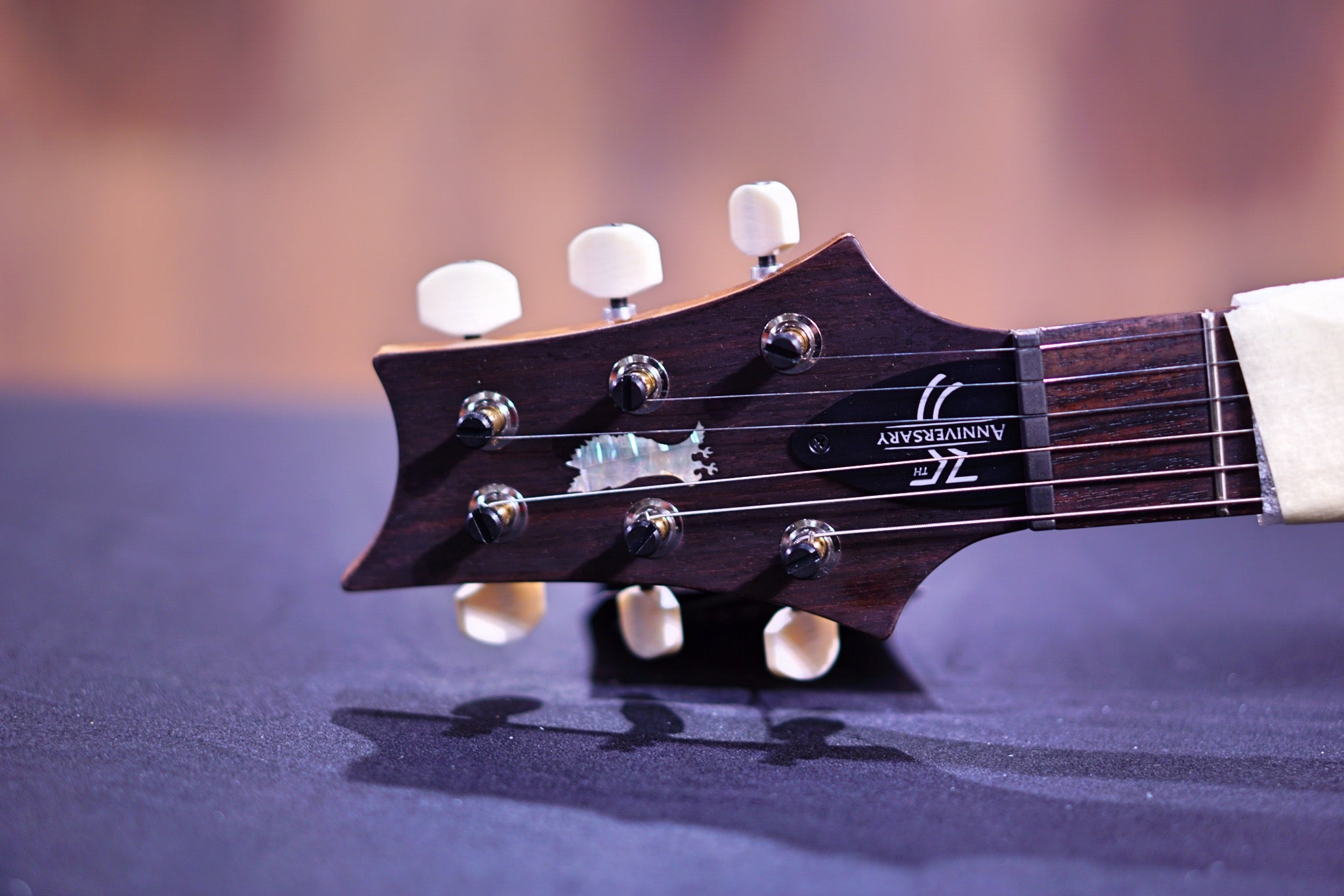 PRS 35th Anniversary Custom 24 - Gold Top with Pattern Thin Neck 0336113 - HIENDGUITAR PRS GUITAR