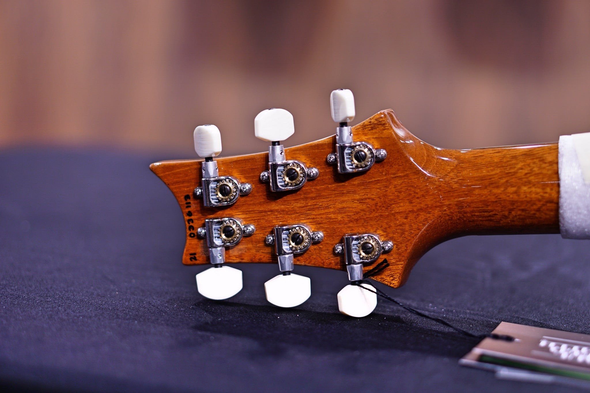 PRS 35th Anniversary Custom 24 - Gold Top with Pattern Thin Neck 0336113 - HIENDGUITAR PRS GUITAR