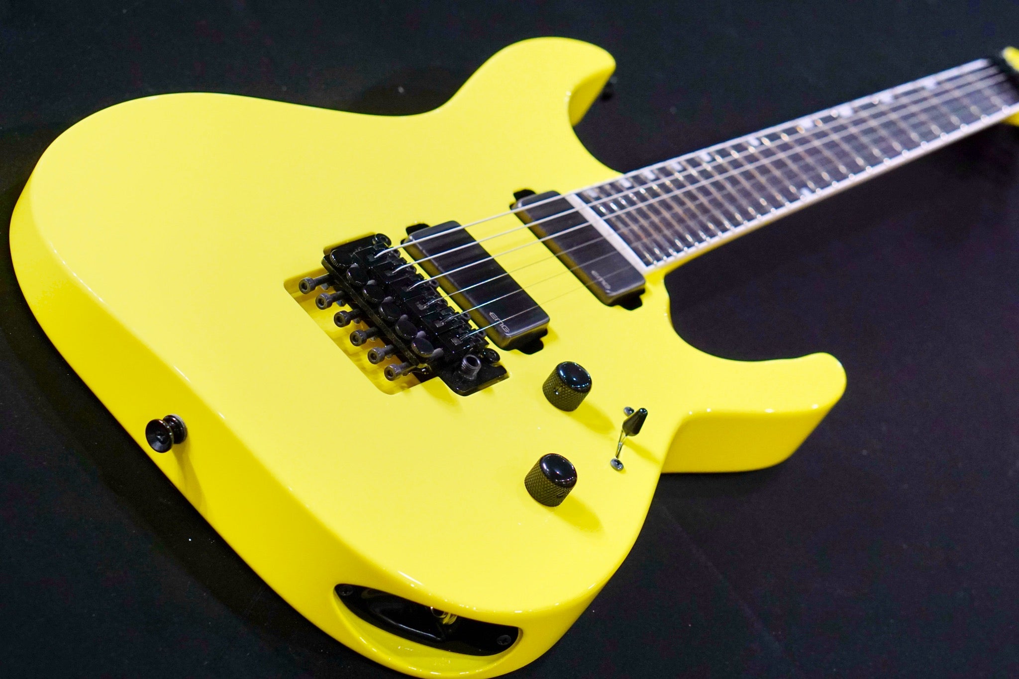 ESP Original M-II CTM Neon Yellow E3221202 - HIENDGUITAR ESP GUITAR
