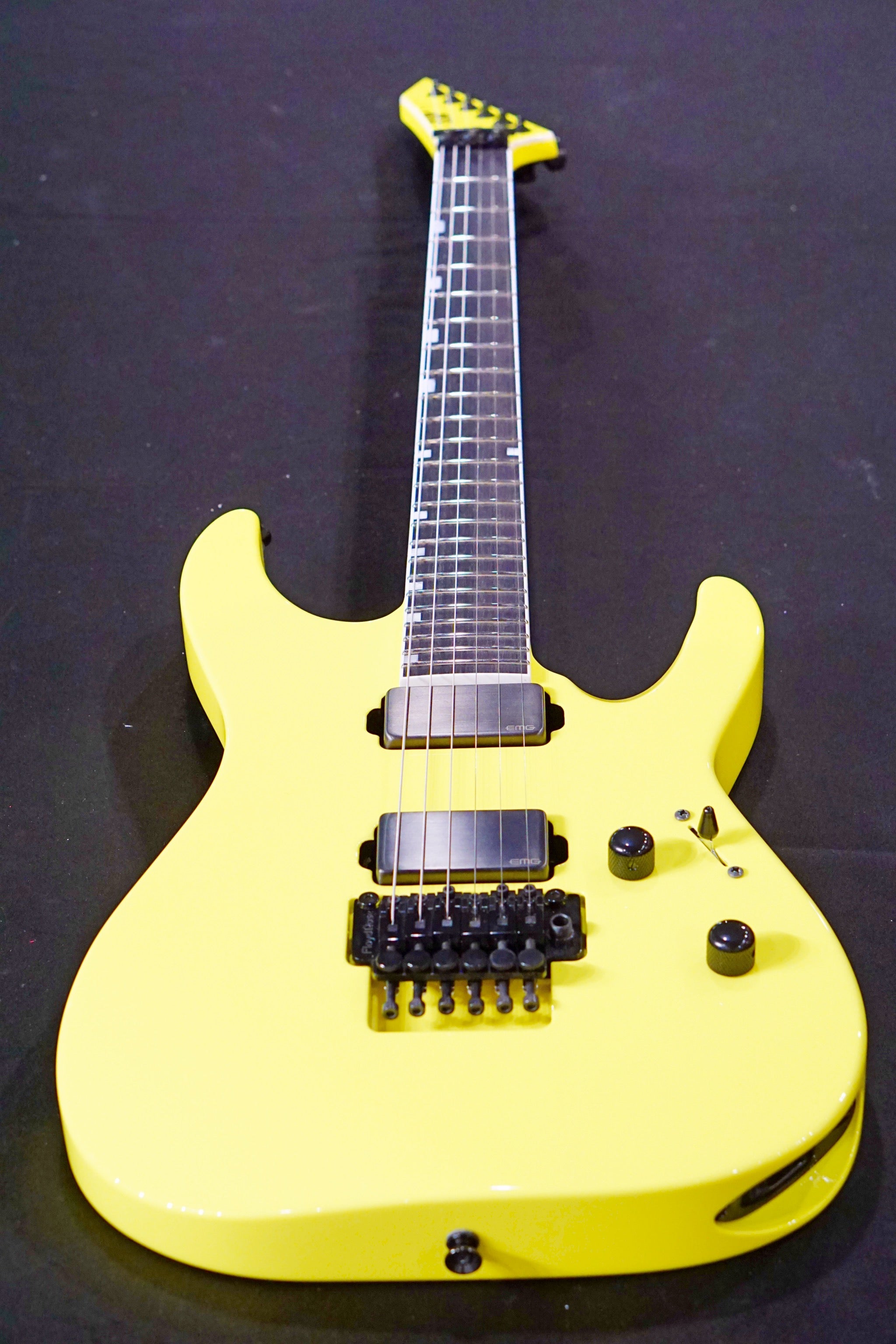 ESP Original M-II CTM Neon Yellow E3221202 - HIENDGUITAR ESP GUITAR